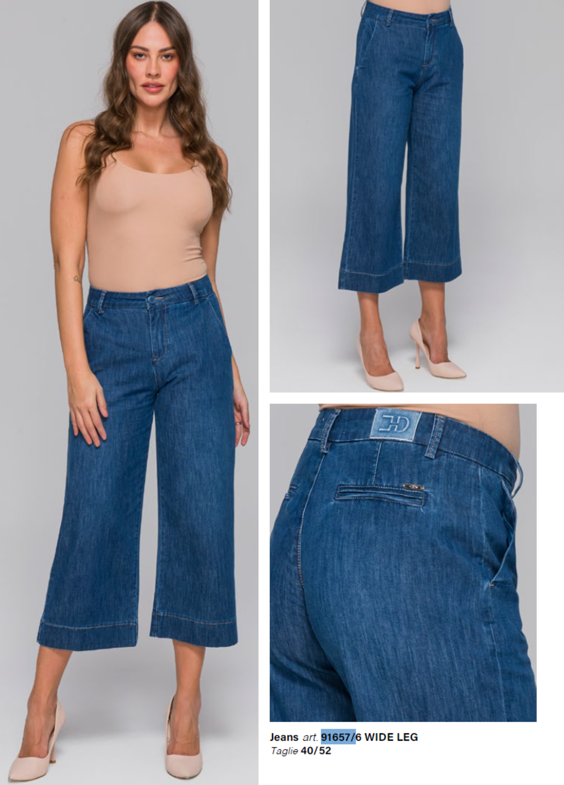 JEANS DONNA 91657/6 Tellini S.r.l. Ingrosso Abbigliamento