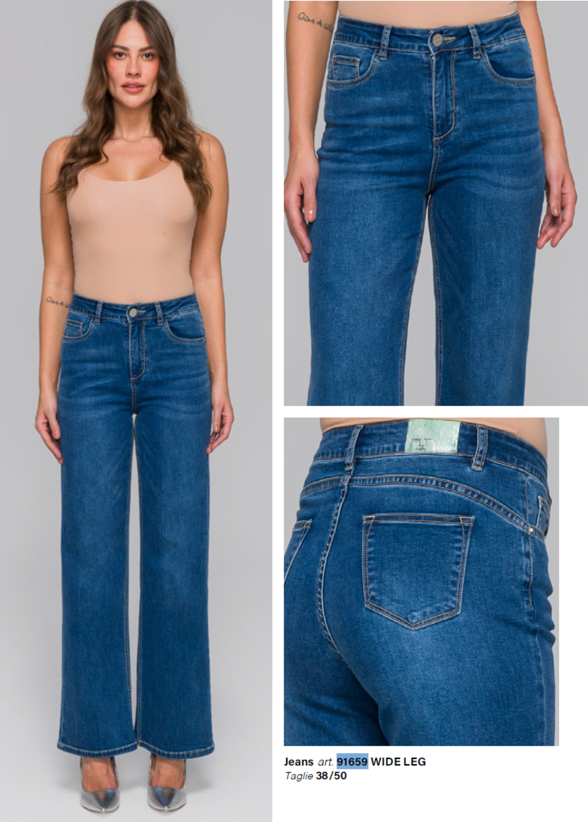 JEANS DONNA 91659 Tellini S.R.L. Veleprodajna odjeća