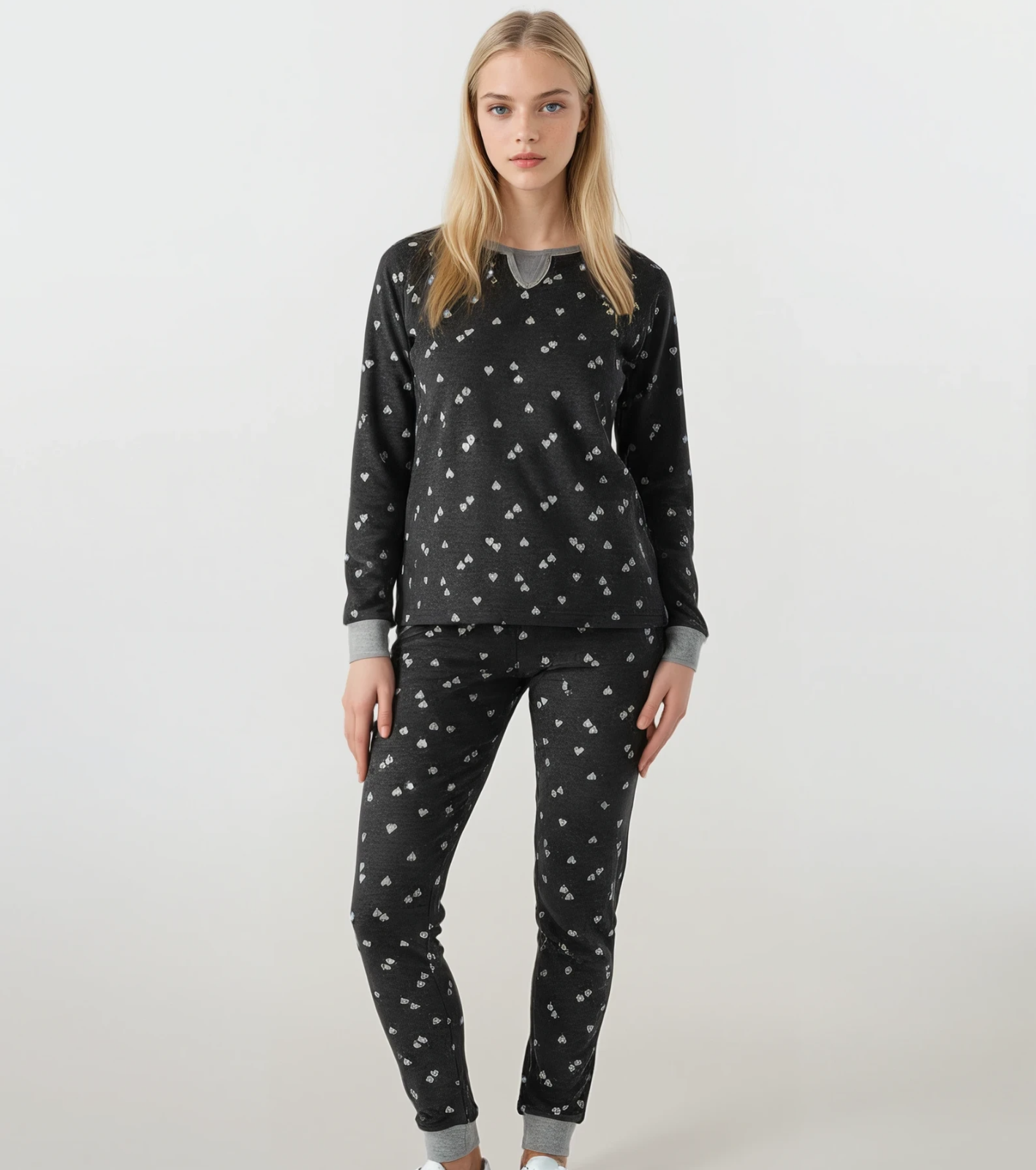 PIGIAMA DONNA M/L P9202 Tellini S.r.l. Ingrosso Abbigliamento