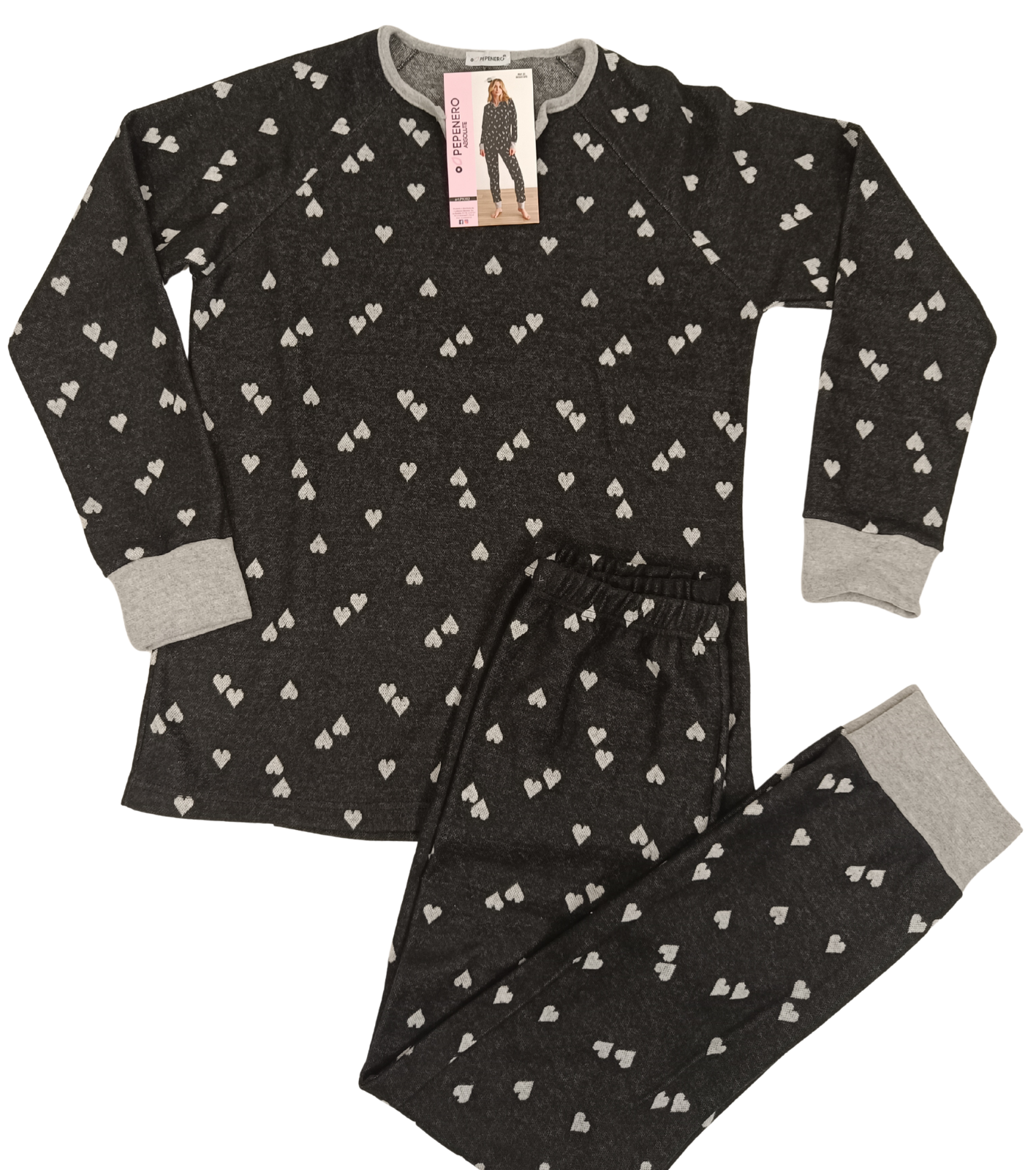 PIGIAMA DONNA M/L P9202 Tellini S.r.l. Ingrosso Abbigliamento