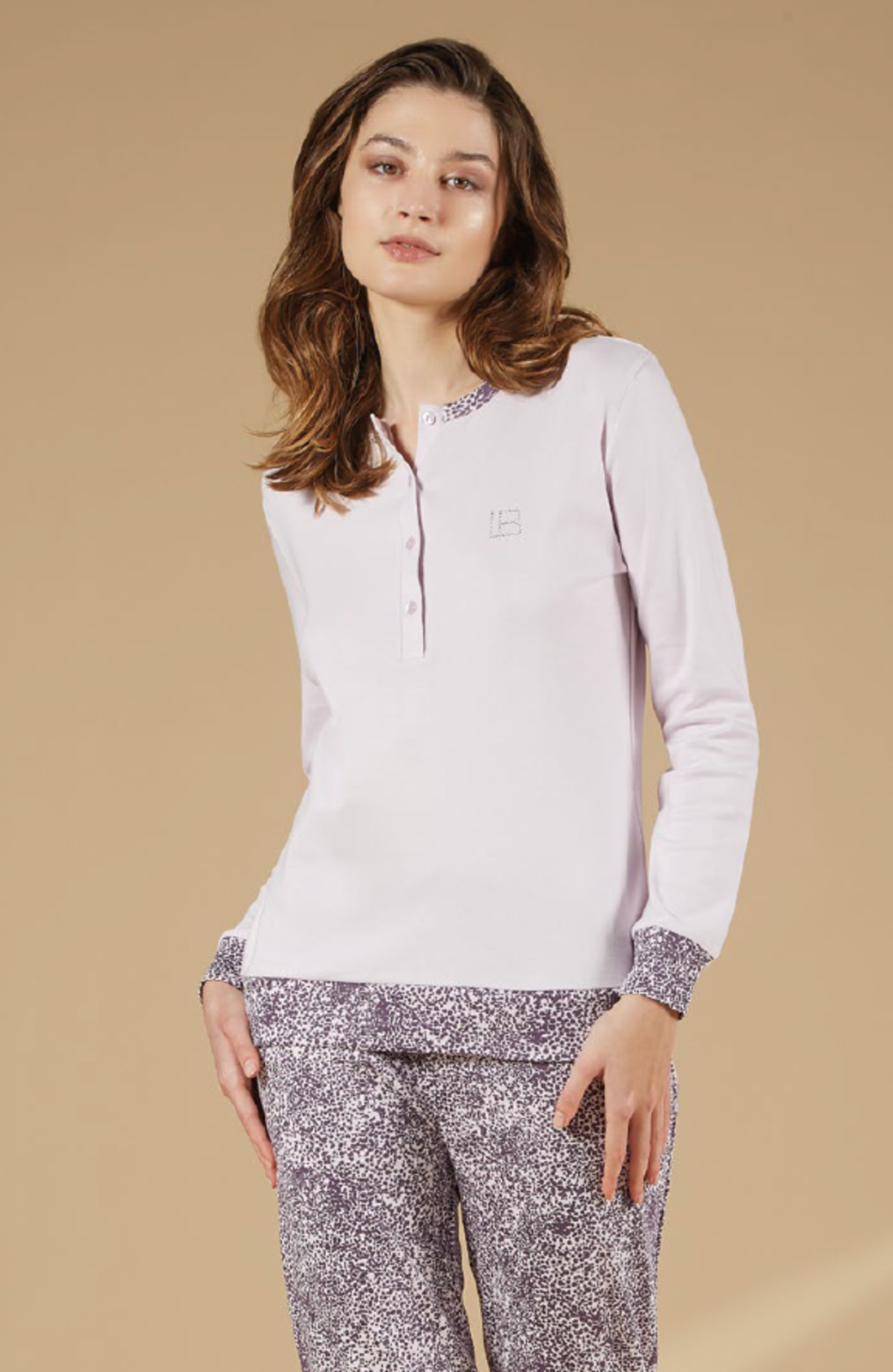 PIGIAMA SERAFINO DONNA M/L 96970 Tellini S.r.l. Ingrosso Abbigliamento