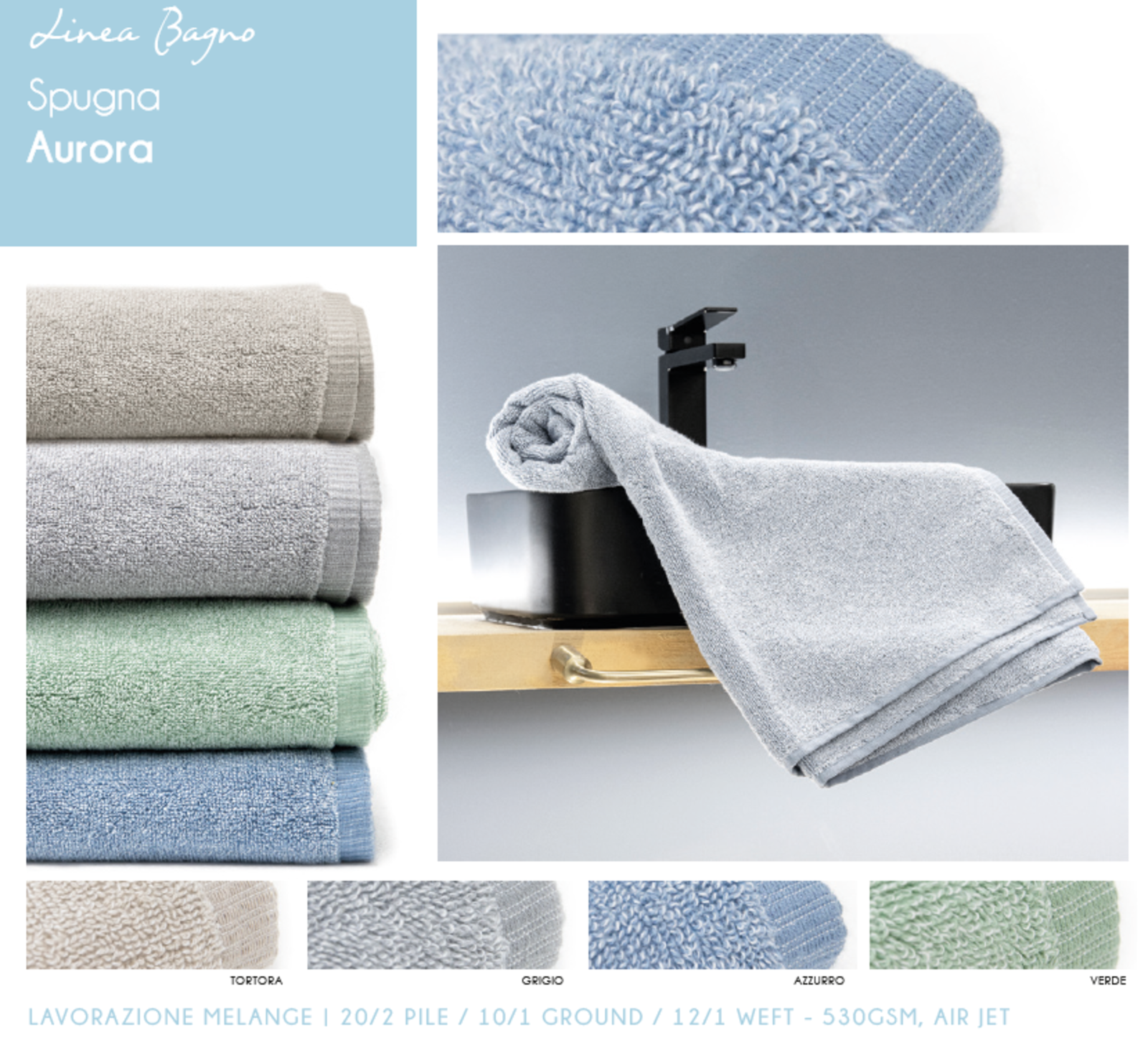 ASCIUGAMANO AURORA 50X100 Tellini S.R.L. Velkoobchodní oblečení