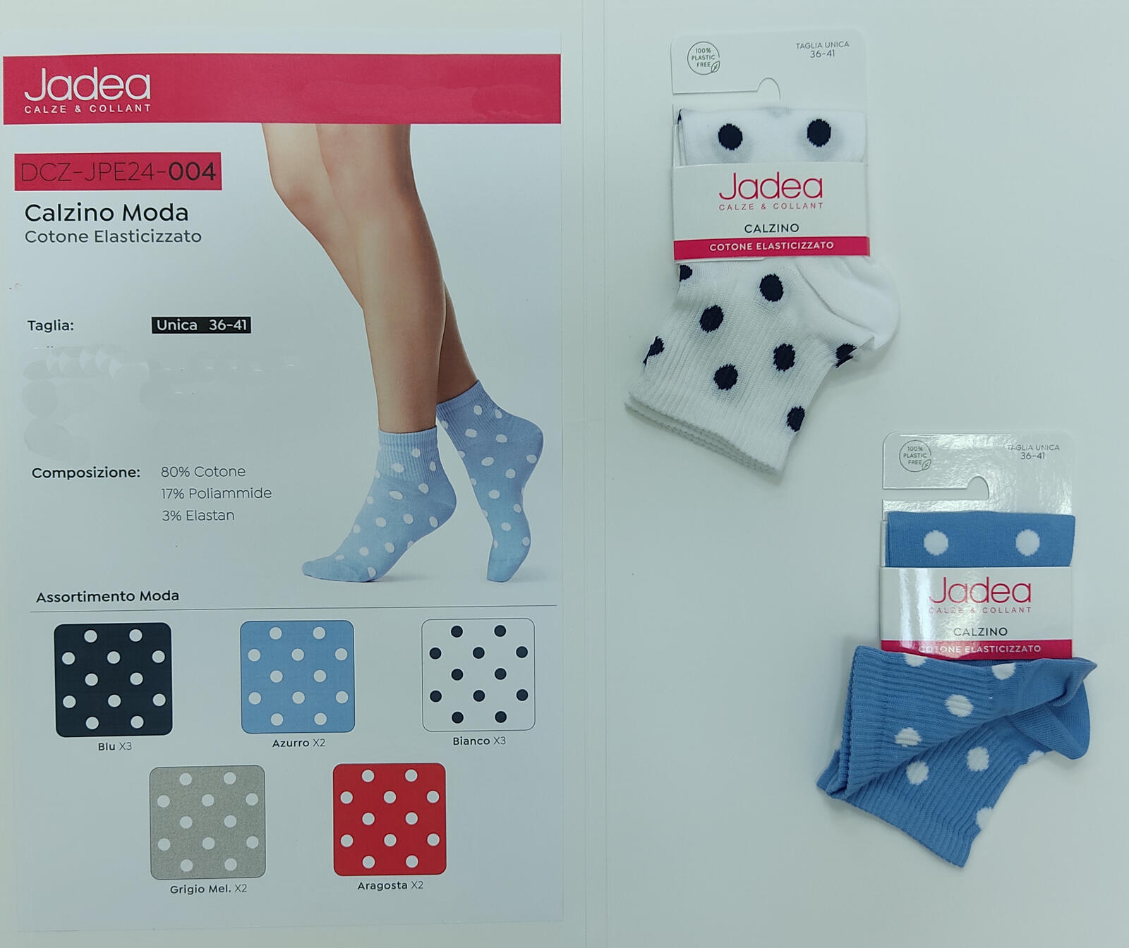 Calzini Donna Corti Velati - 3 Paia In Nylon Elasticizzato - Foto 4