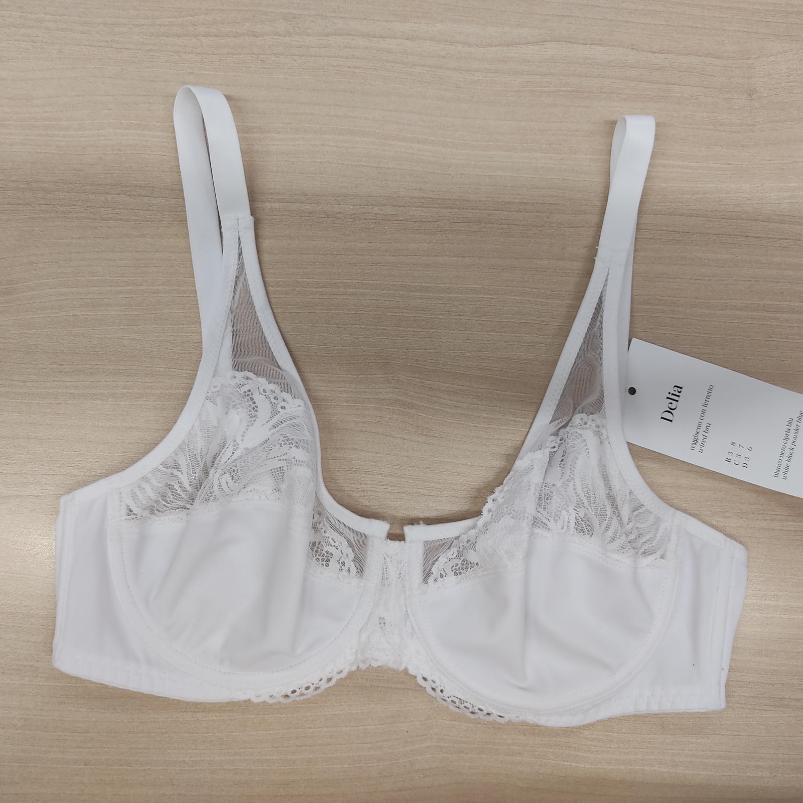 Reggiseno Imbottito Donna | Morbido | Lavaggio A Mano | Basic Intimo - copertina