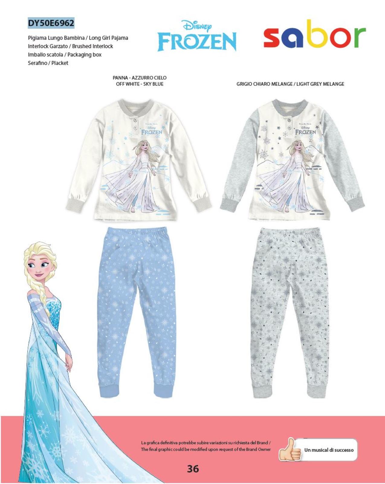 PIGIAMA BAMBINA M/L DY50E6962 Tellini S.r.l. Ingrosso Abbigliamento