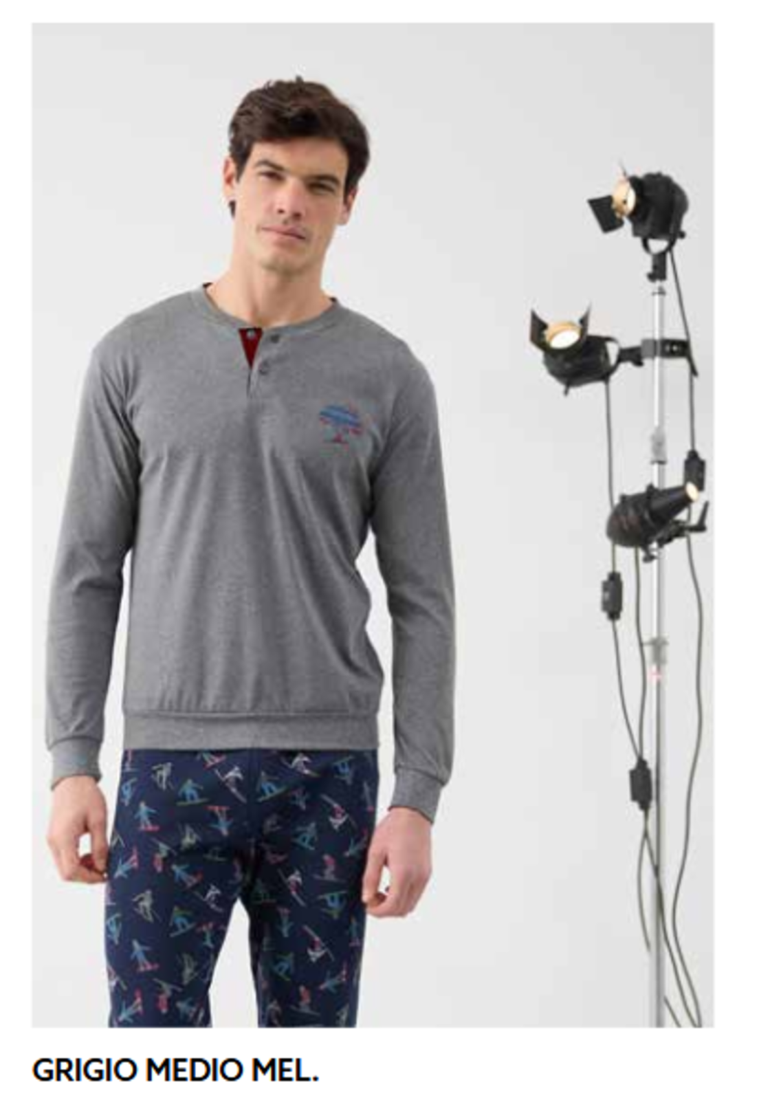 PIGIAMA UOMO M/L EP2192 Tellini S.R.L. Großhandelskleidung