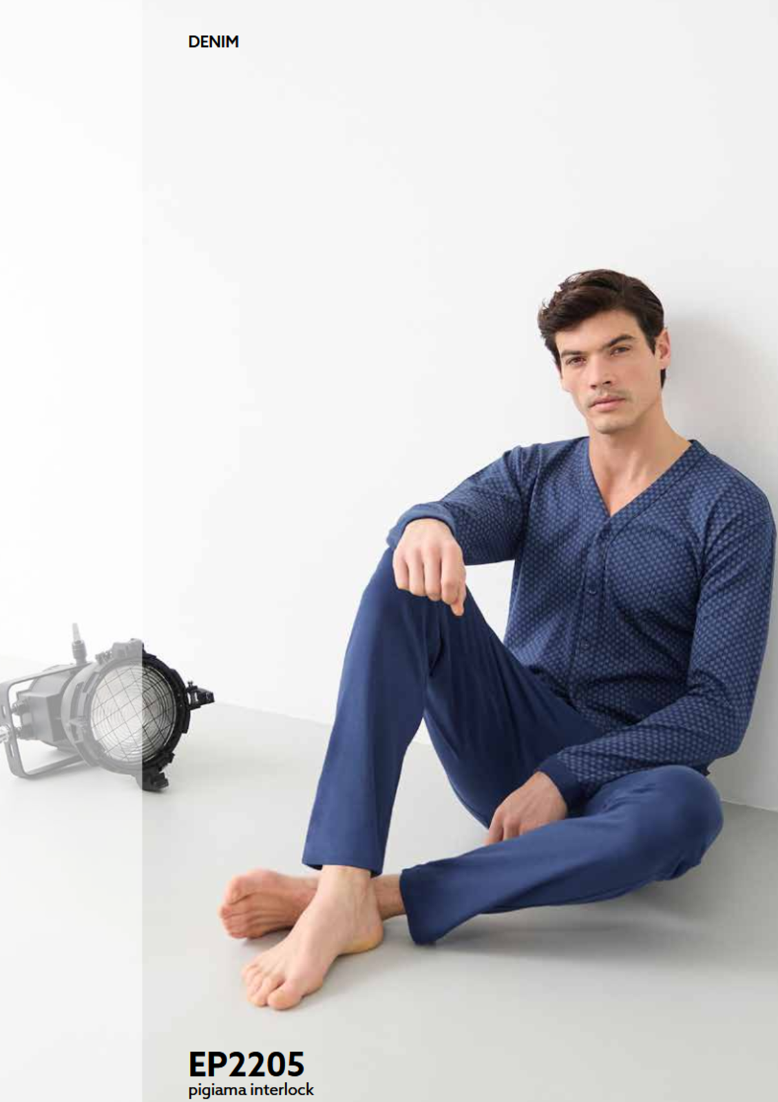 PIGIAMA APERTO UOMO M/L EP2205 Tellini S.R.L. Großhandelskleidung