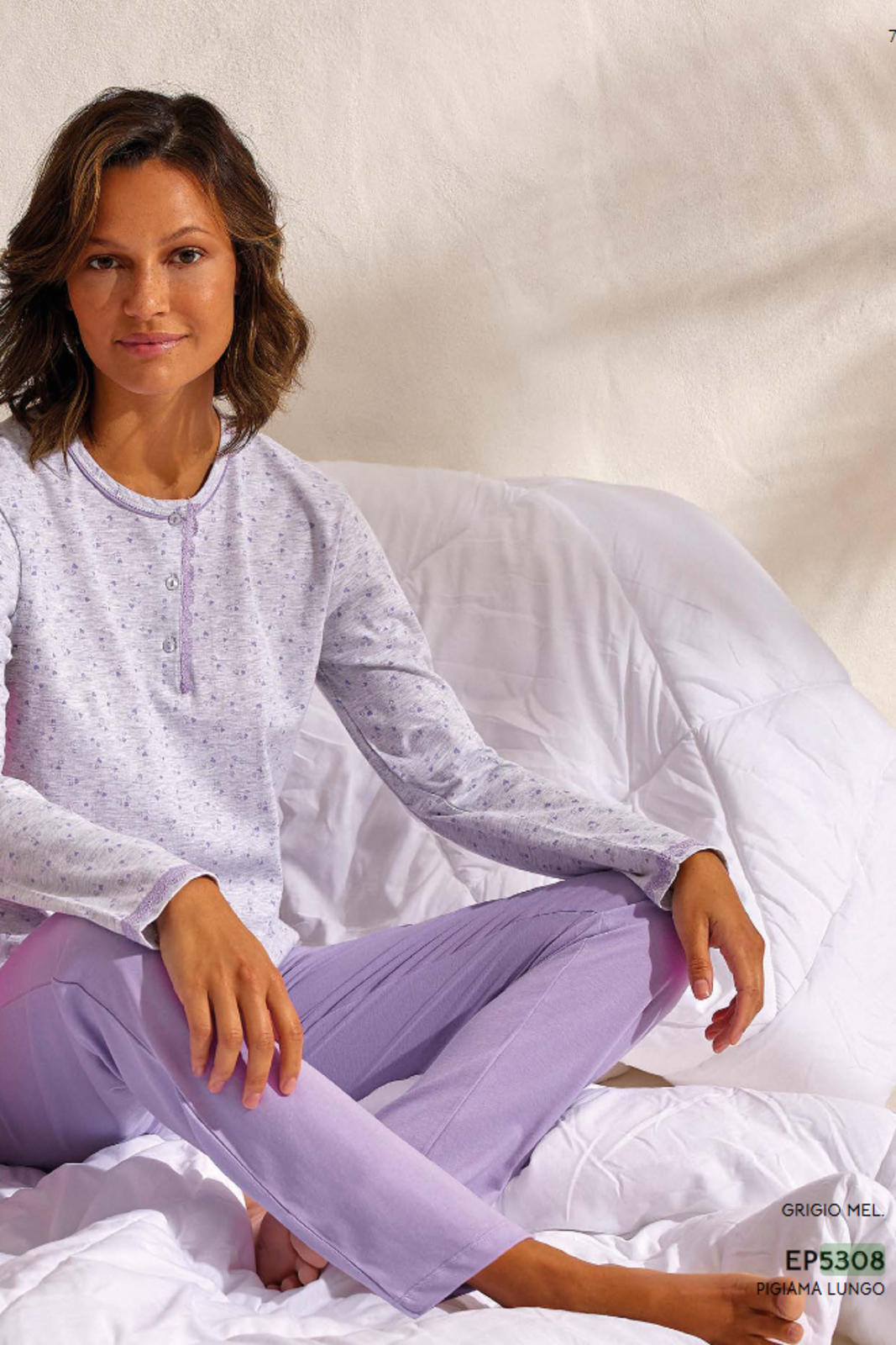 Pigiama Donna Lands' End Nuovo Con Etichette - Set Top E Pantaloni A Righe - Taglia 1X (16W/18W) - Foto 5