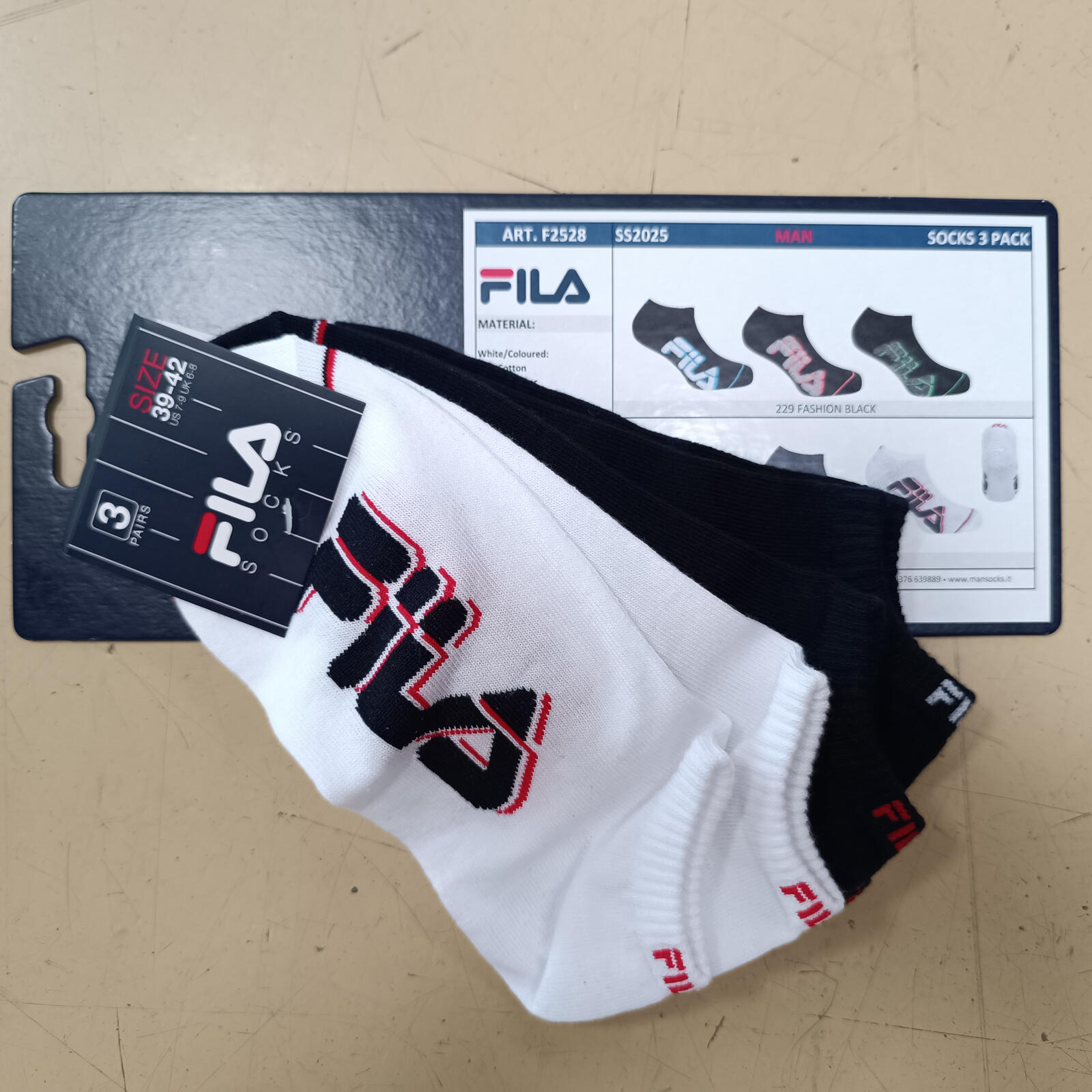 TRIS HERRENSOCKEN F2528 Tellini S.R.L. Großhandelskleidung