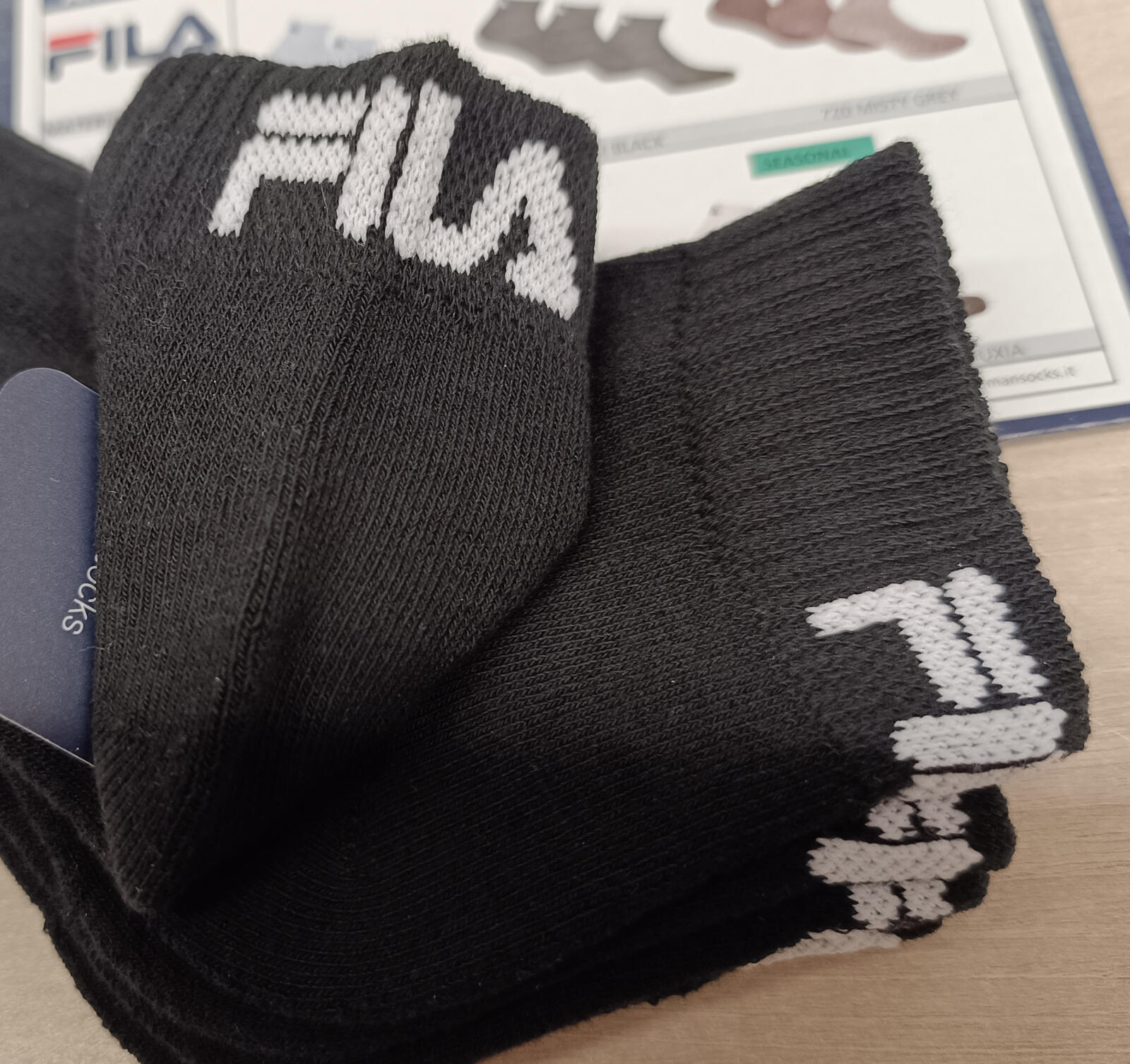 TRIS KURZE SOCKEN HERREN F9803 Tellini S.R.L. Großhandelskleidung