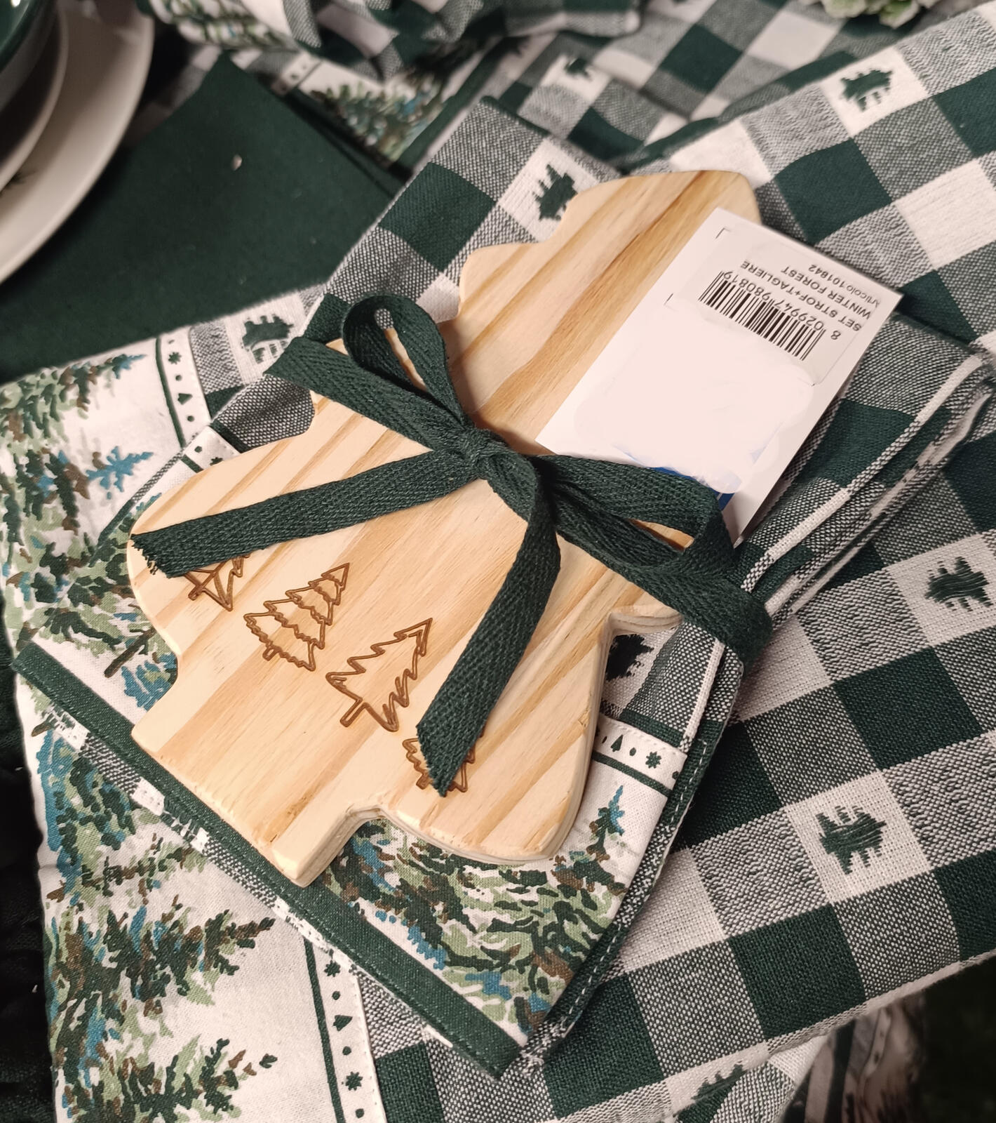 SET STROFINACCIO+TAGLIERE WINTER FOREST Tellini S.r.l. Ingrosso Abbigliamento