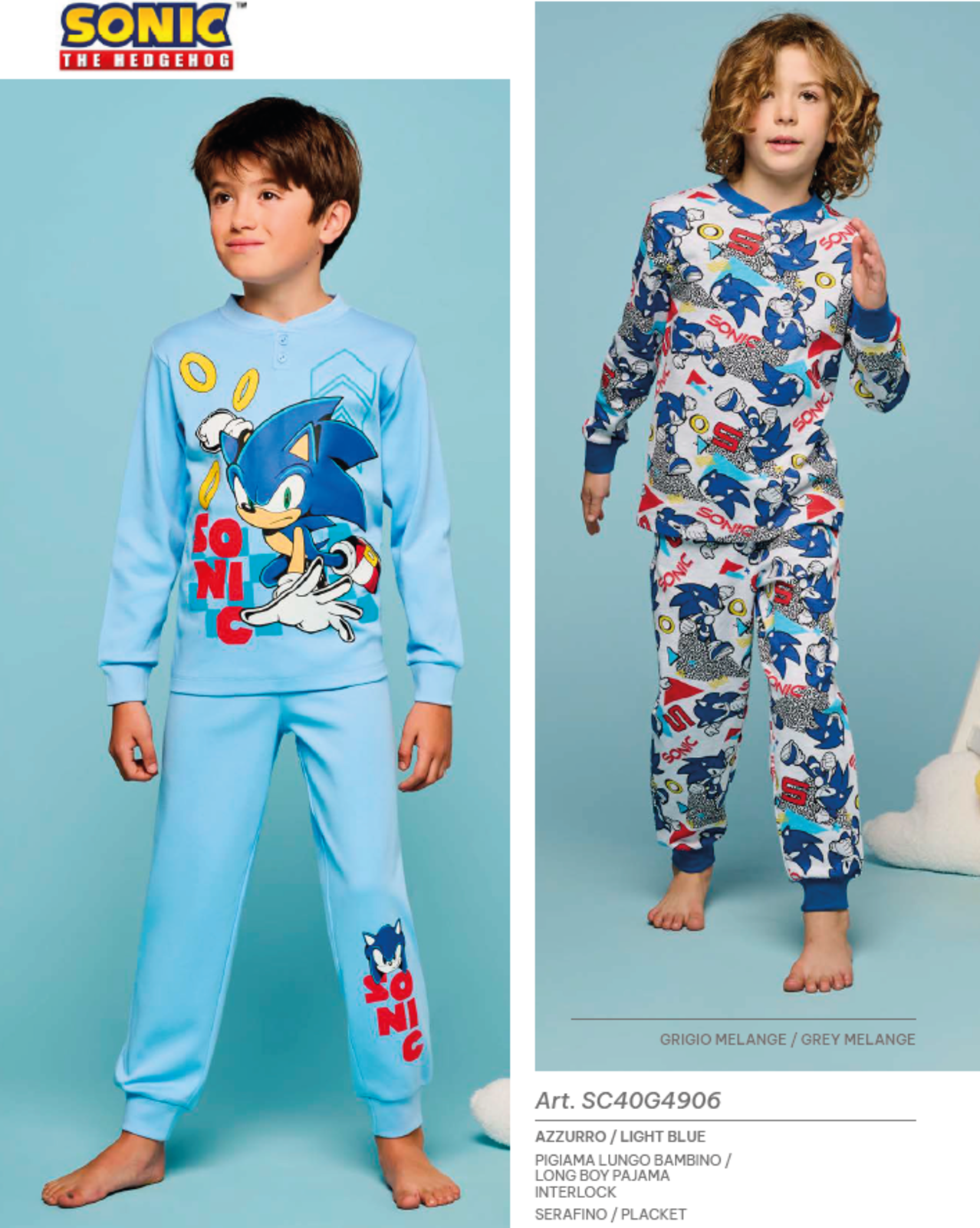 PIGIAMA BAMBINO M/L SC40G4906 Tellini S.r.l. Ingrosso Abbigliamento