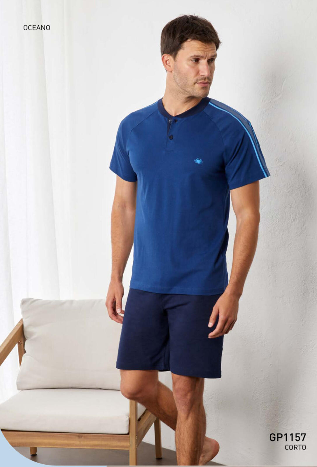 PIGIAMA UOMO M/M GP1157 Tellini S.r.l. Ingrosso Abbigliamento