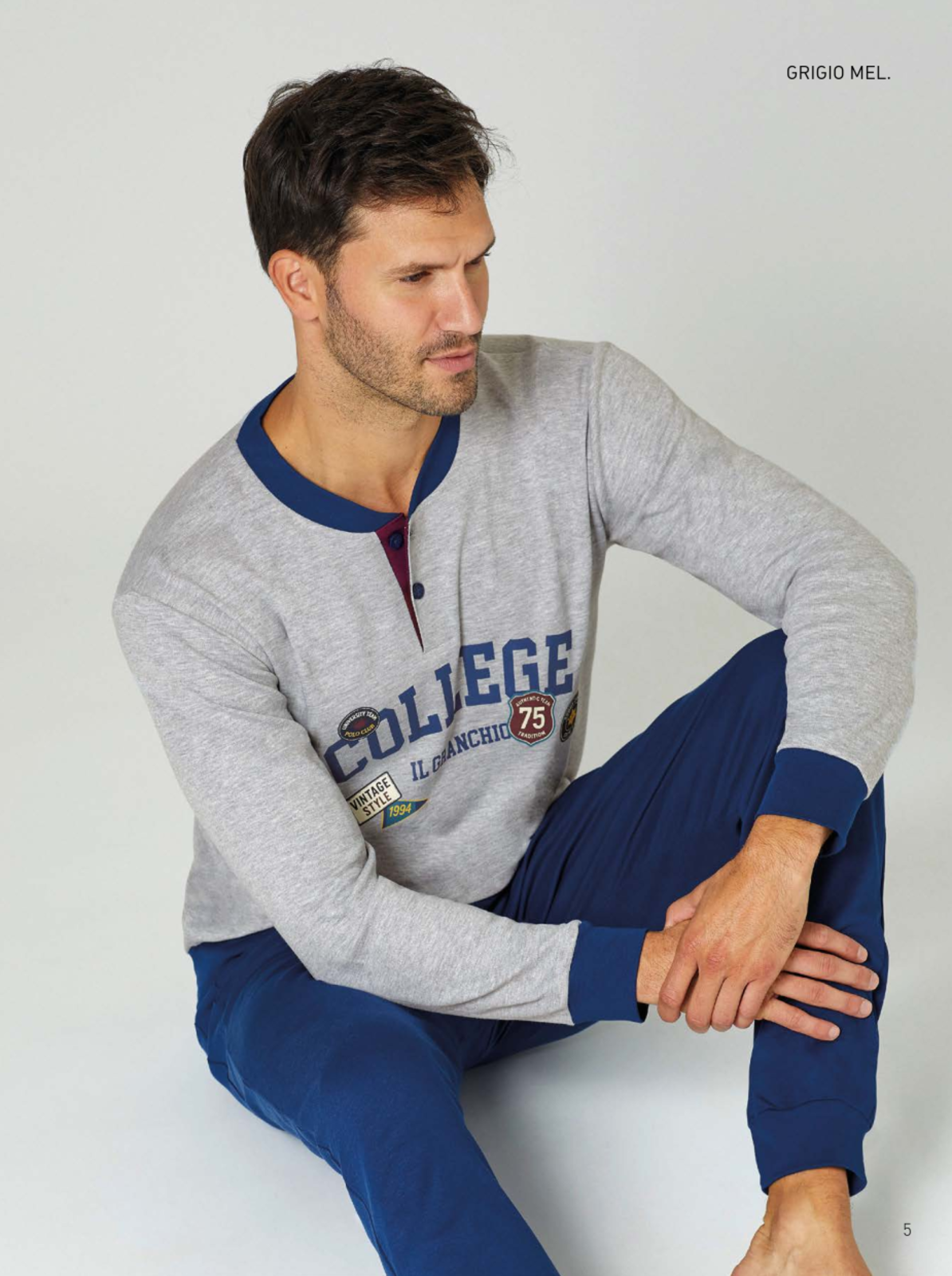 PIGIAMA UOMO M/L GP2117 Tellini S.R.L. Velkoobchodní oblečení