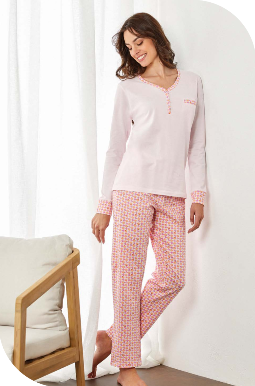PIGIAMA DONNA M/L GP5120 Tellini S.R.L. Veleprodajna odjeća
