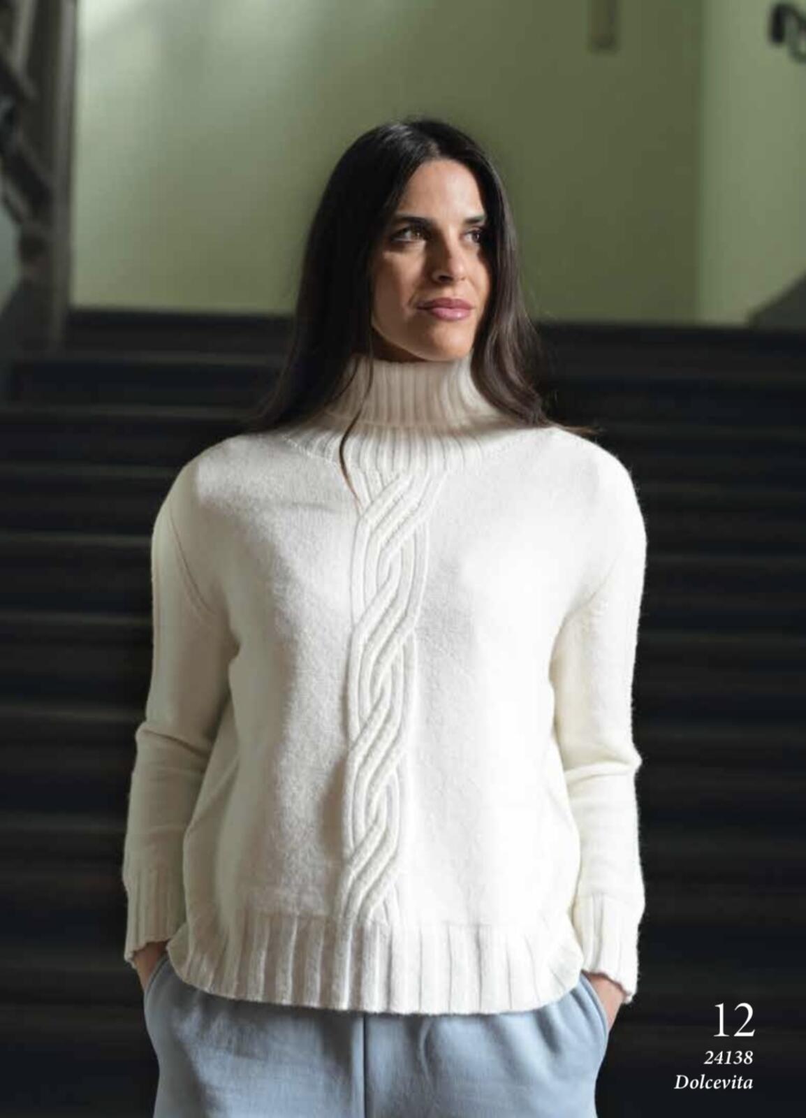 MAGLIA DONNA M/L 24138 Tellini S.r.l. Ingrosso Abbigliamento