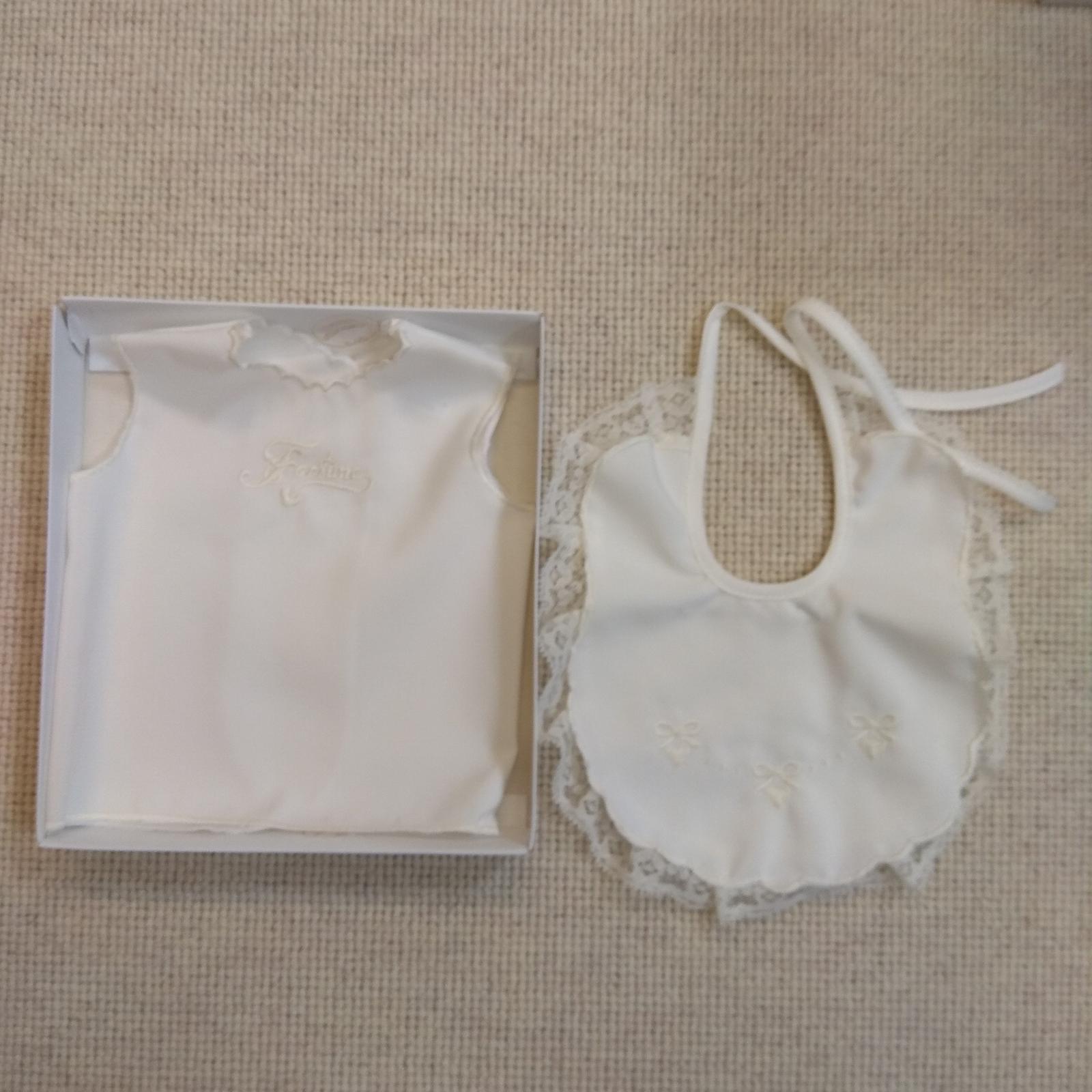 CAMICINA NEONATA 7046 + BAVETTA Tellini S.r.l. Ingrosso Abbigliamento
