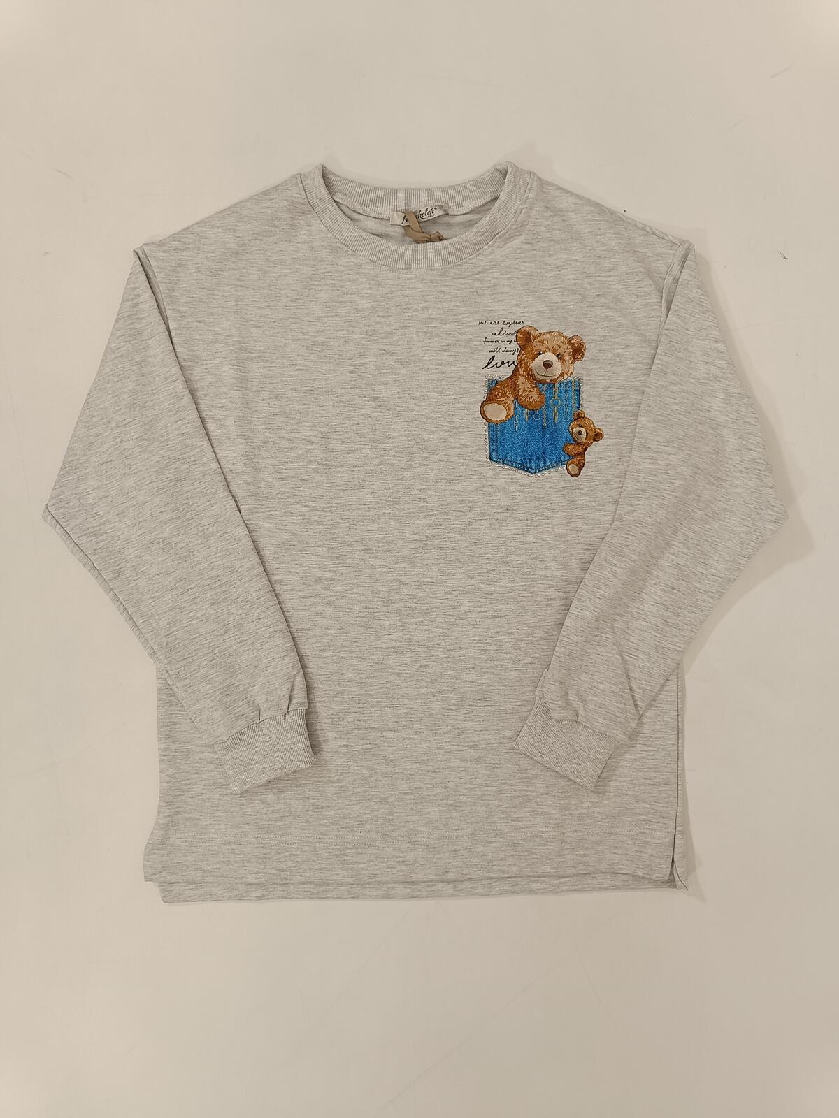 DAMEN-SWEATSHIRT 25TE102 Tellini S.R.L. Großhandelskleidung