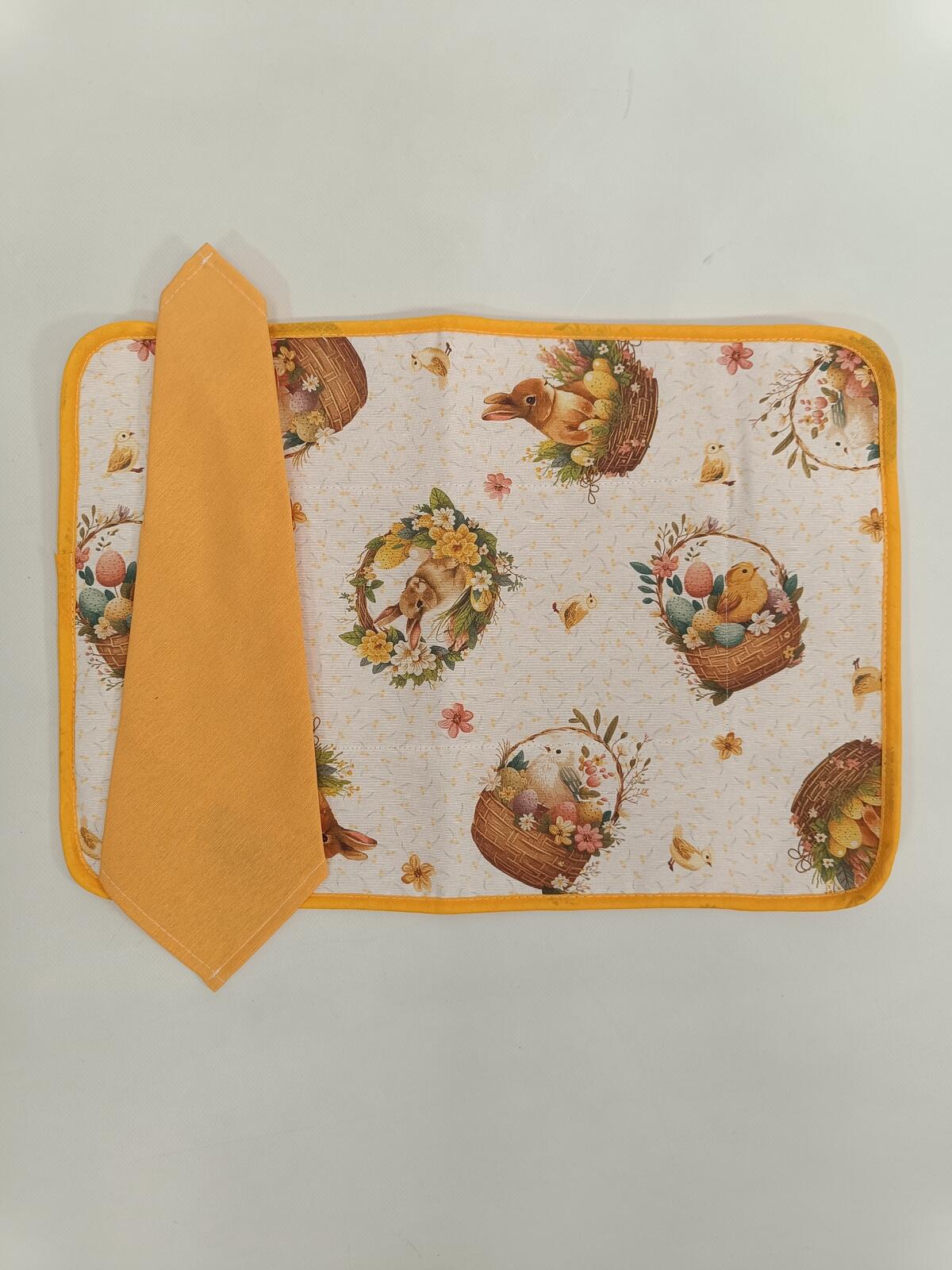 SET COLAZIONE+TOVAGLIOLO 2022EASTER Tellini S.r.l. Ingrosso Abbigliamento
