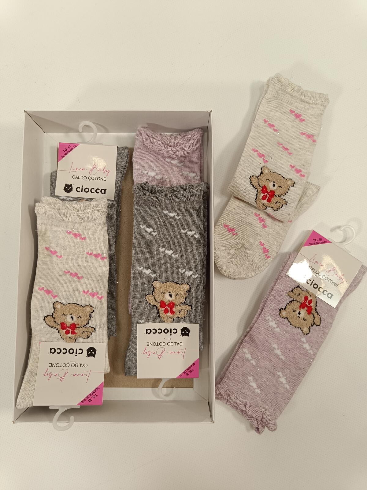 CALZINO LUNGO BAMBINA CIB9968L Tellini S.R.L. Großhandelskleidung