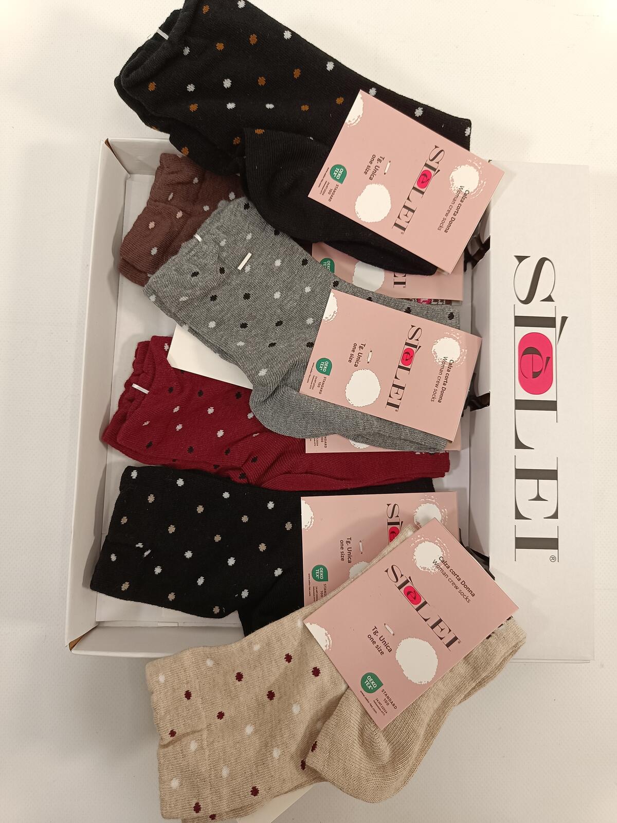 CALZINI CORTO DONNA PO01 Tellini S.r.l. Ingrosso Abbigliamento