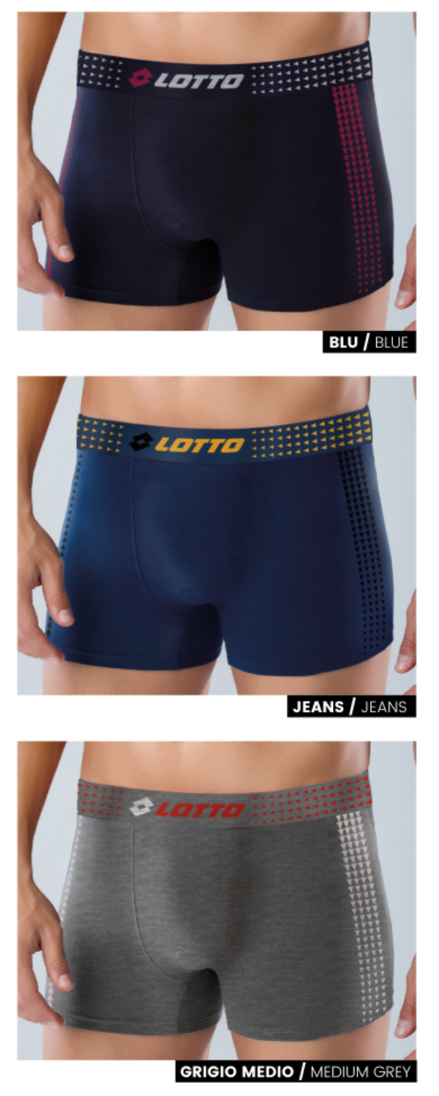 BOXER UOMO LB1316 LOTTO Ingrosso SLIP E BOXER UOMO Tellini S.r.l