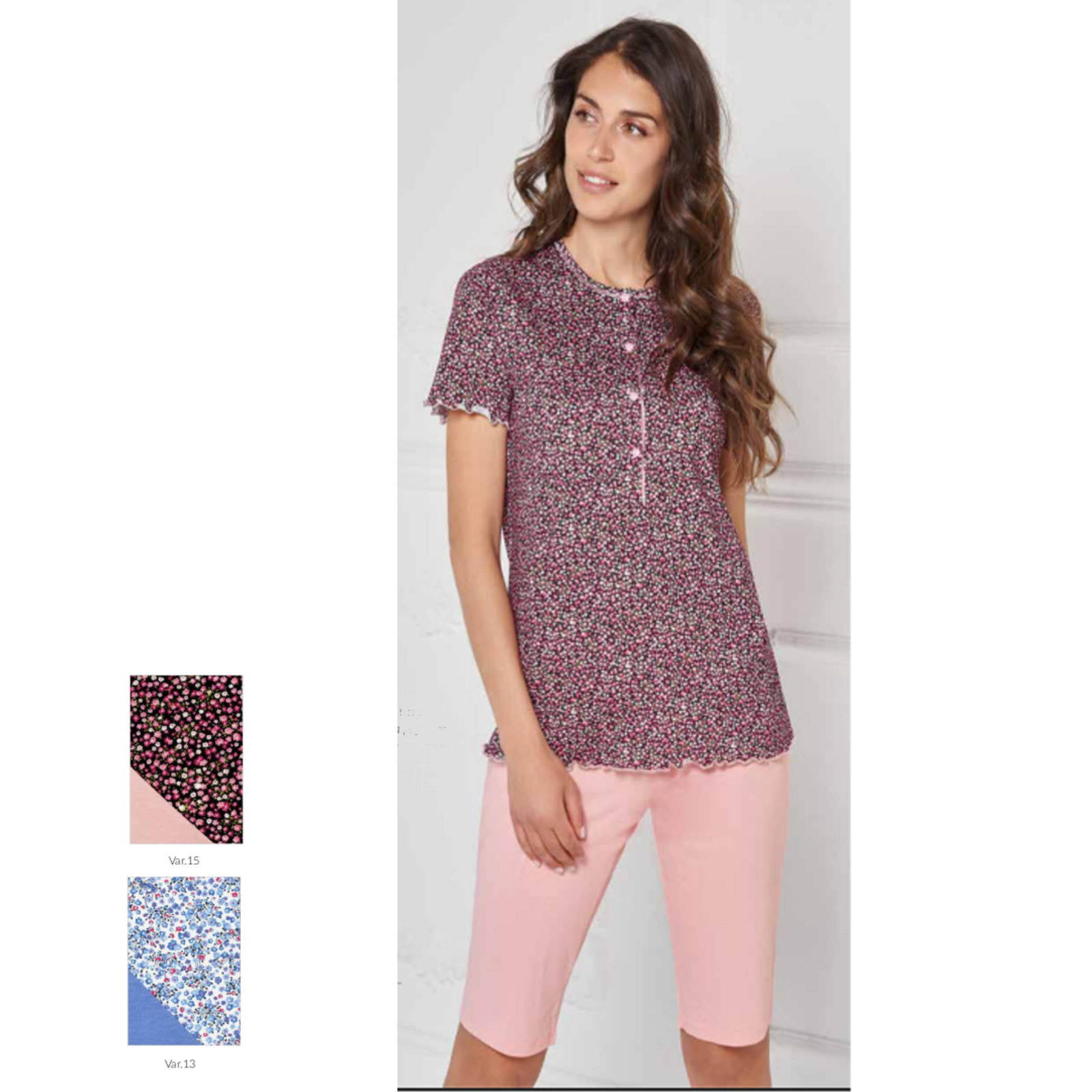 PIGIAMA SERAFINO DONNA M/M LO174411 Tellini S.r.l. Ingrosso Abbigliamento