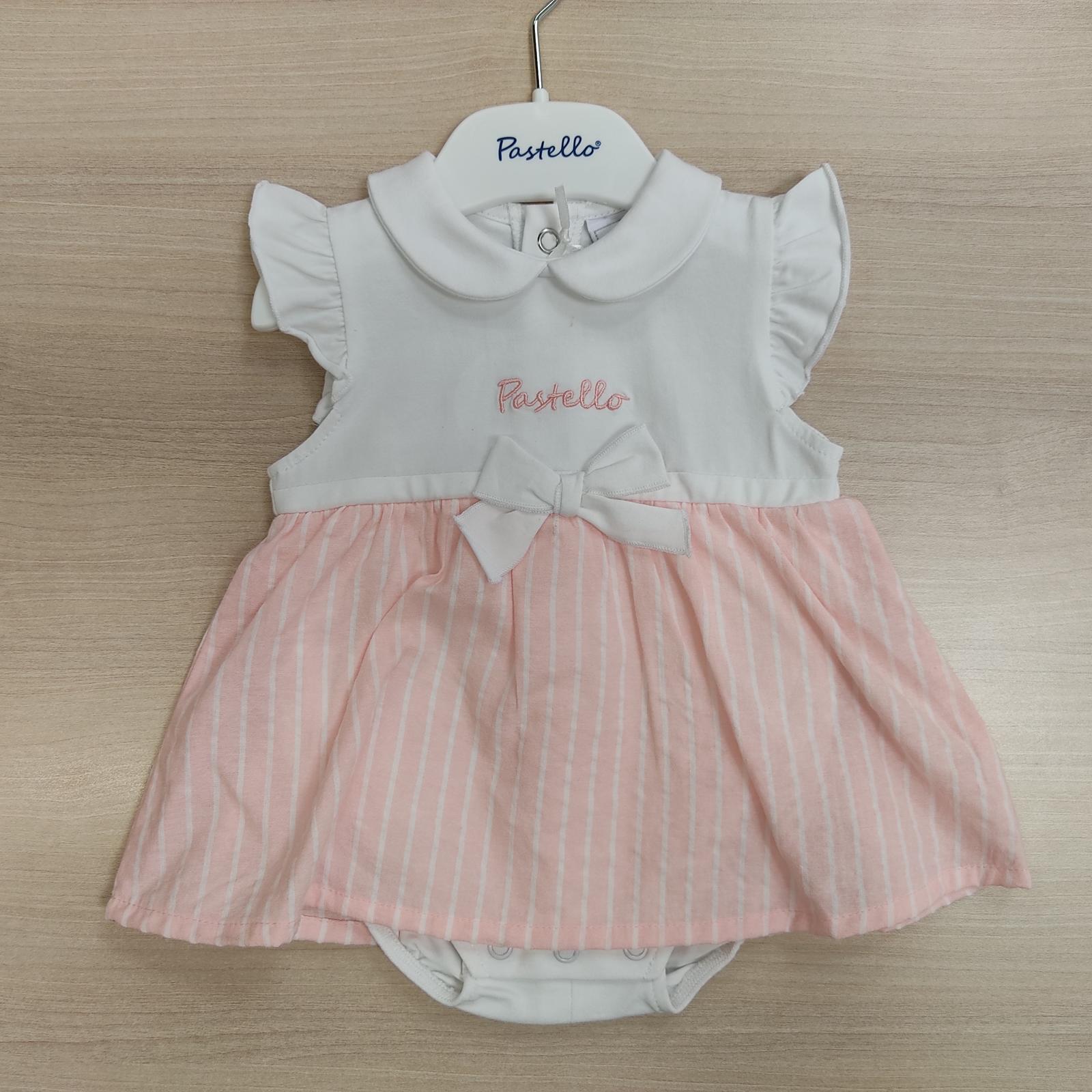 Gagacity Abito 3 Pezzi Per Bambina - Pagliaccetto, Gonna E Fascia - Rosa - Compleanno Primo Anno 6-12 Mesi