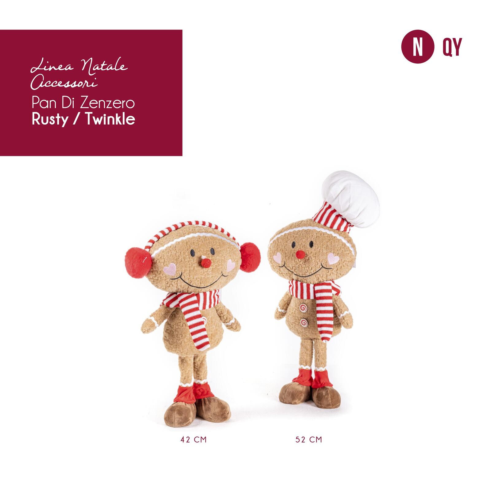 PAN DI ZENZERO RUSTY 42/52CM Tellini S.r.l. Ingrosso Abbigliamento