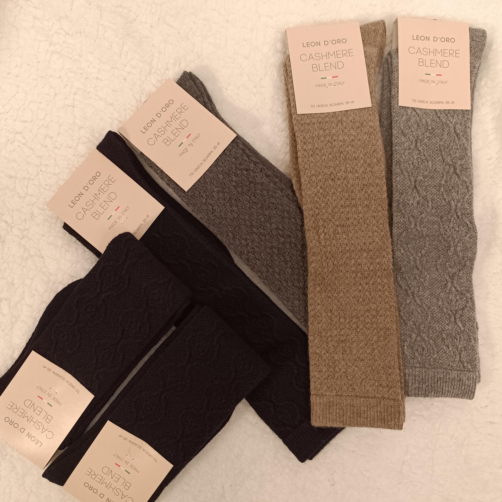 CALZINO LUNGO DONNA 711 SUSANNA CASHMERE Tellini S.r.l. Ingrosso Abbigliamento