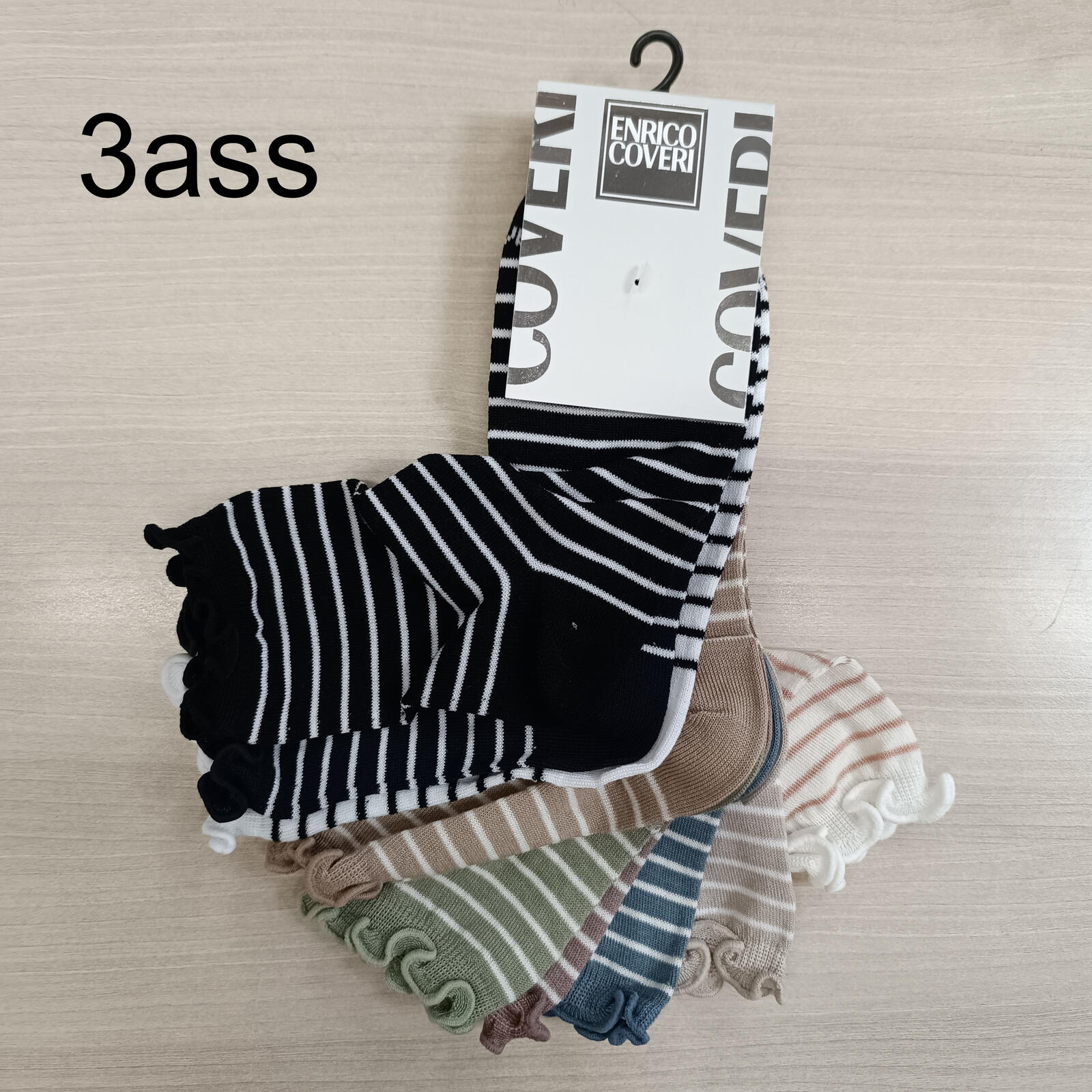 CALZINO DONNA CORTO STRIPES Tellini S.R.L. Velkoobchodní oblečení