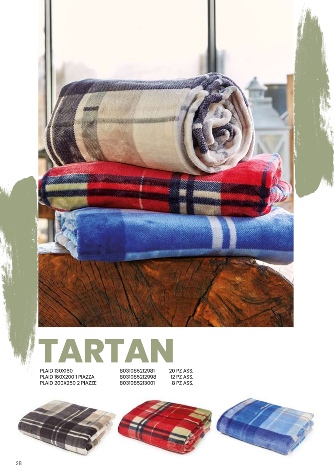 2D TARTAN DEKA 200X250 Tellini S.R.L. Veleprodajna odjeća