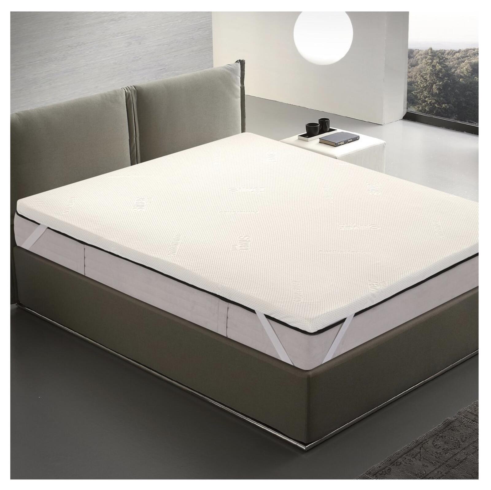 COPRIMATERASSO 2P TOPPER MEMORY ARGENTO H5 180X200 Tellini S.r.l. Ingrosso Abbigliamento