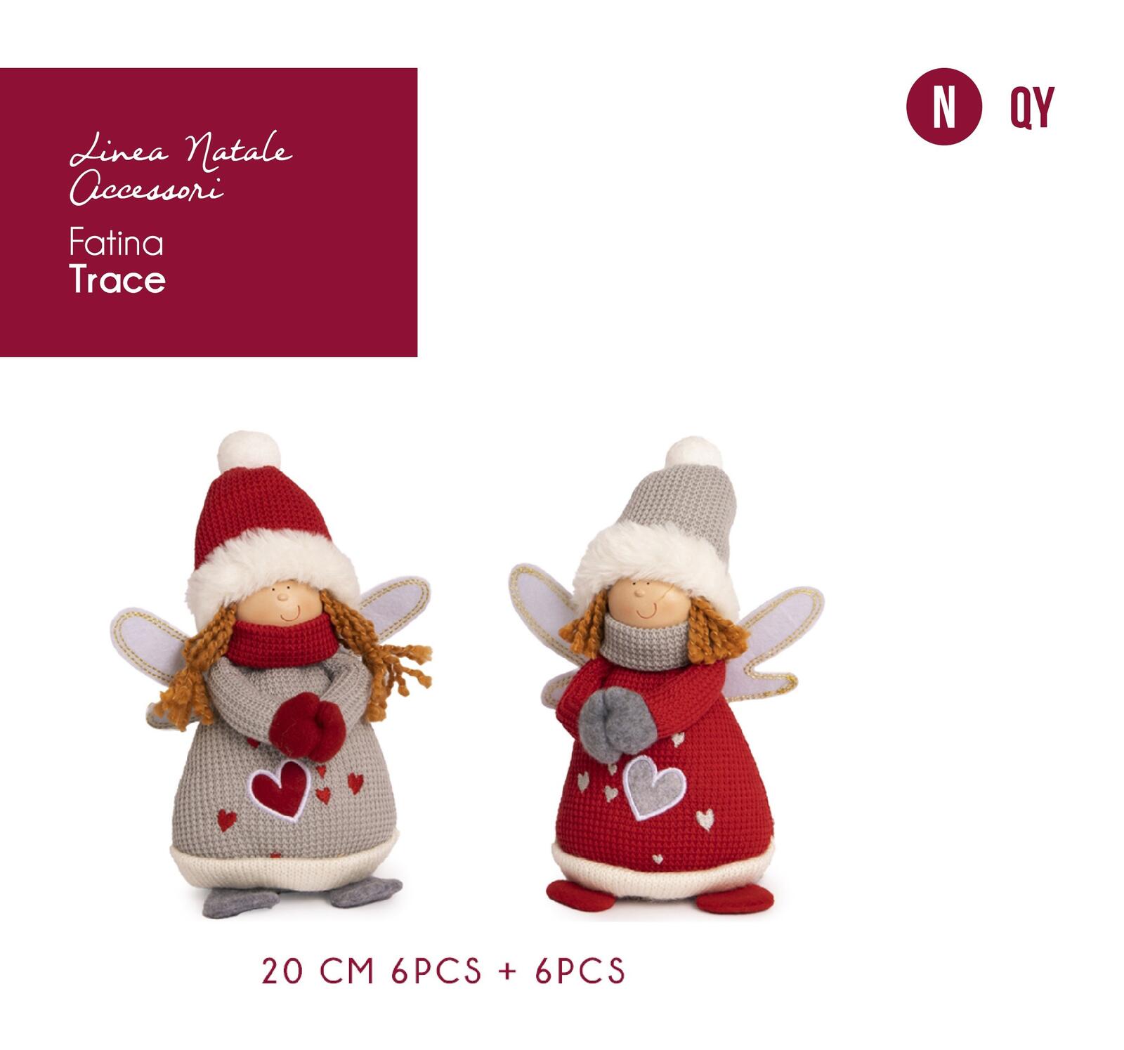 DECORAZIONE FATINA TRACE 20CM Tellini S.r.l. Ingrosso Abbigliamento