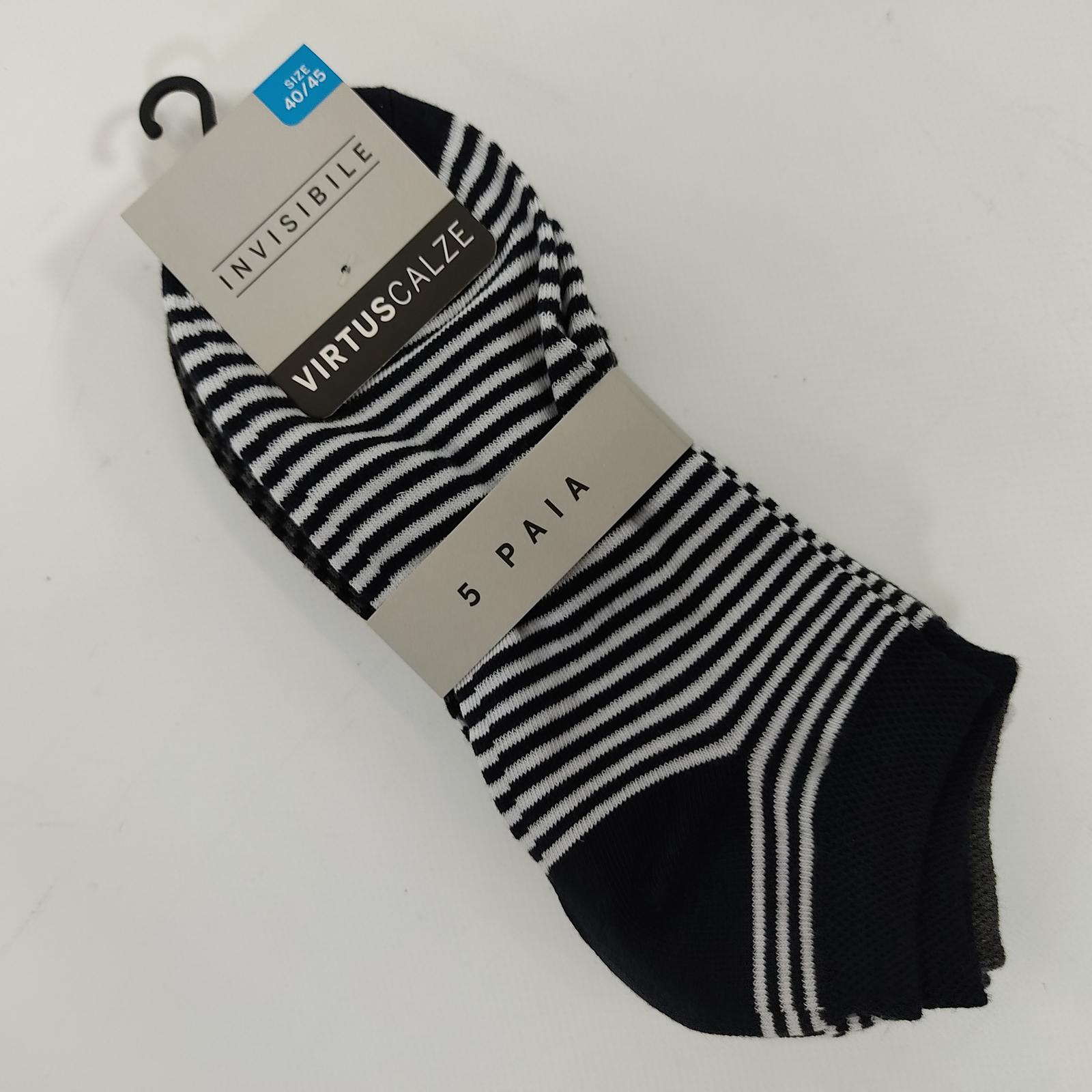 Footstar Calzini Sneaker 10 Paia – Strisce Laterali, Cotone Traspirante, Uomo E Donna, Taglia Comoda