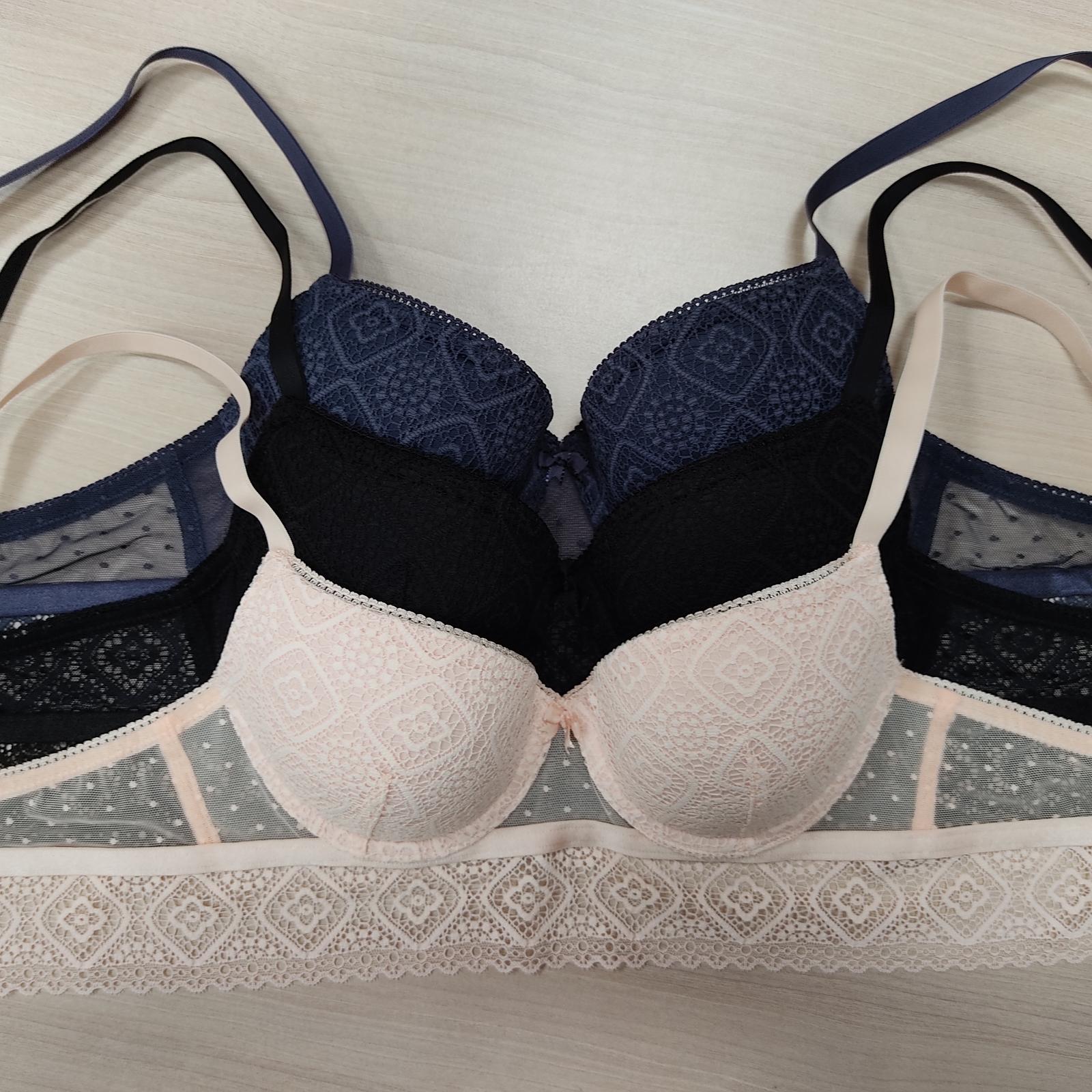 Confezione 2 Reggiseni Balcone Marks & Spencer - Non Imbottiti, Con Ferretto, Pizzo Floreale (Vari Taglie)