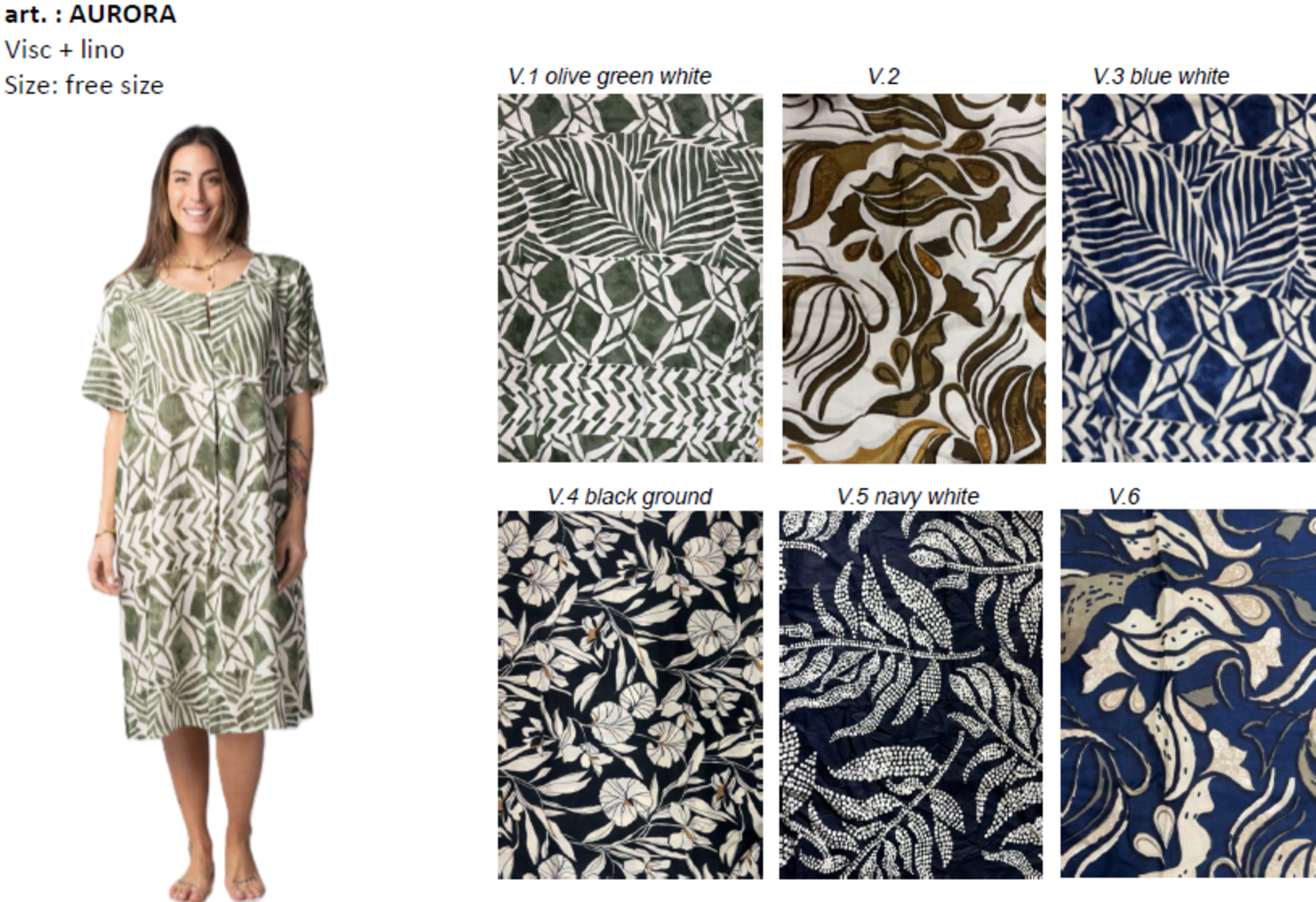 ABITO DONNA M/M AURORA Tellini S.R.L. Velkoobchodní oblečení