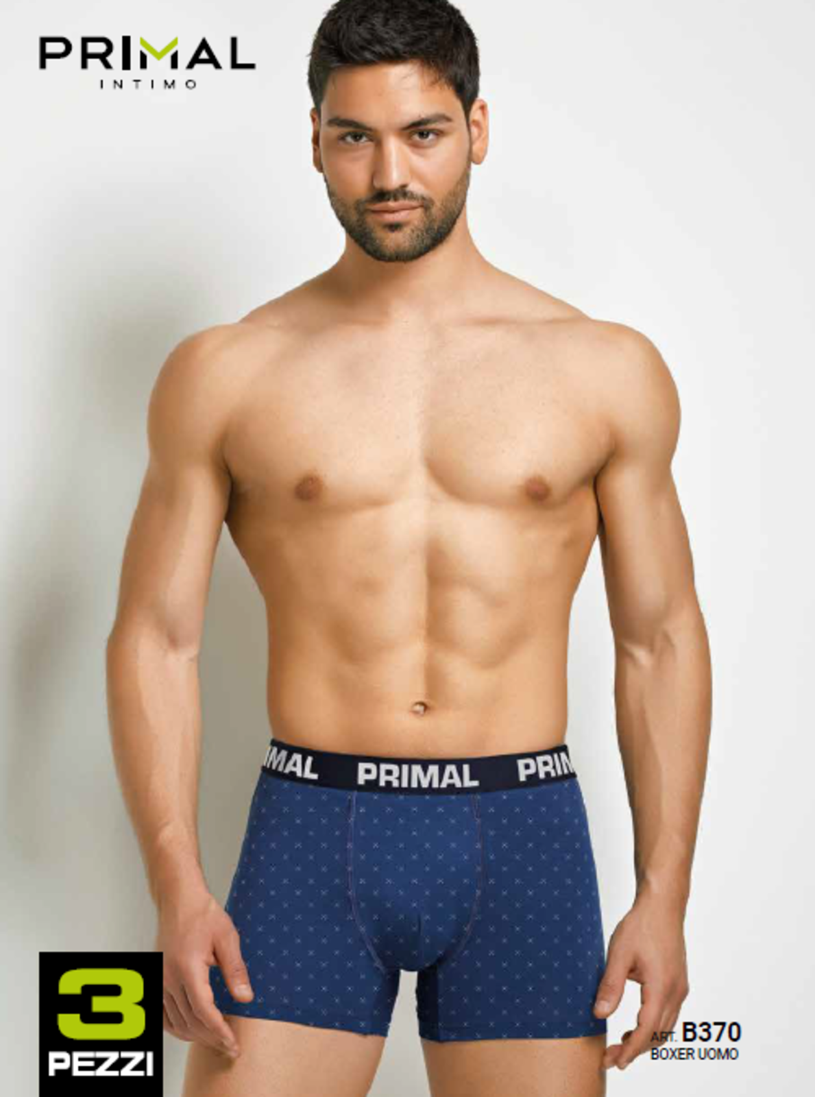 TRIS BOXER UOMO B370 Tellini S.r.l. Ingrosso Abbigliamento