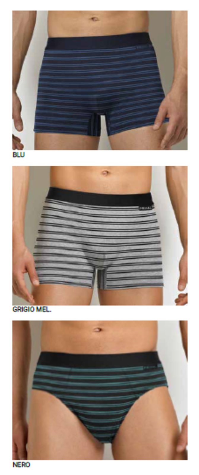 TRIS SLIP UOMO S371 Tellini S.r.l. Ingrosso Abbigliamento