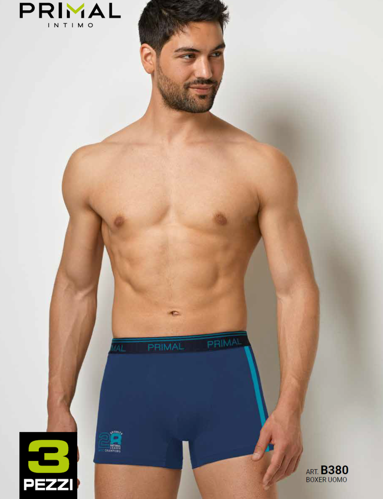 TRIS BOXER UOMO B380 Tellini S.r.l. Ingrosso Abbigliamento