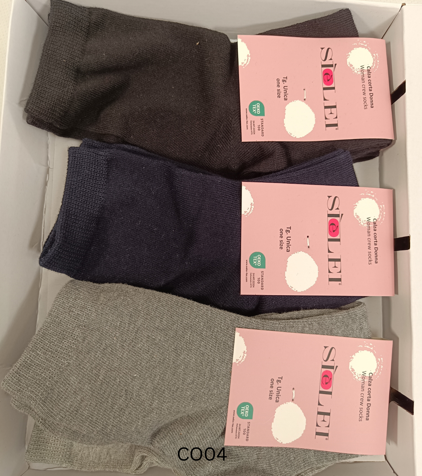 KURZE DAMENSOCKEN CO04 Tellini S.R.L. Großhandelskleidung