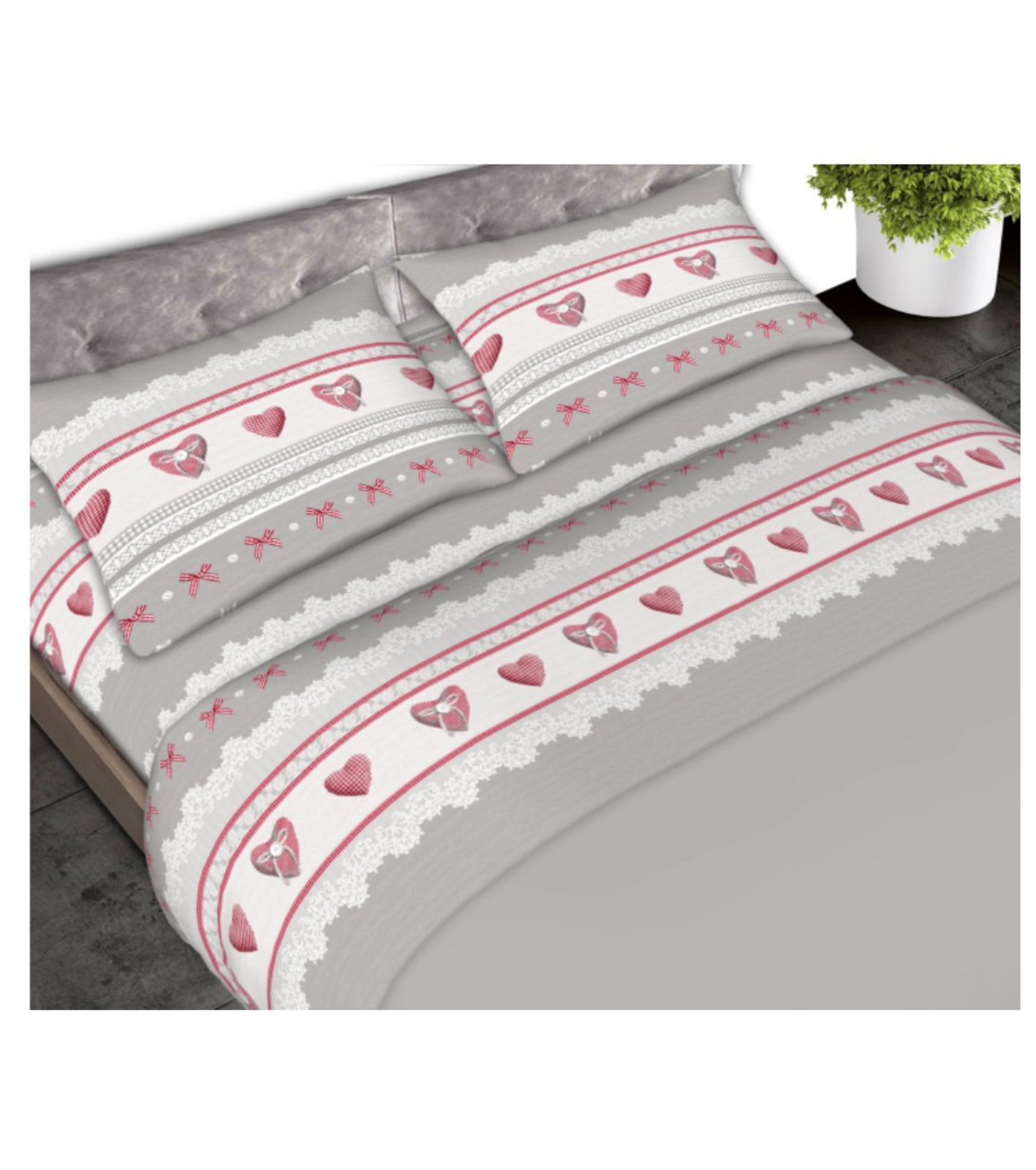 COMPLETO LETTO FLANELLA 1P 6678TIROLO Tellini S.r.l. Ingrosso Abbigliamento
