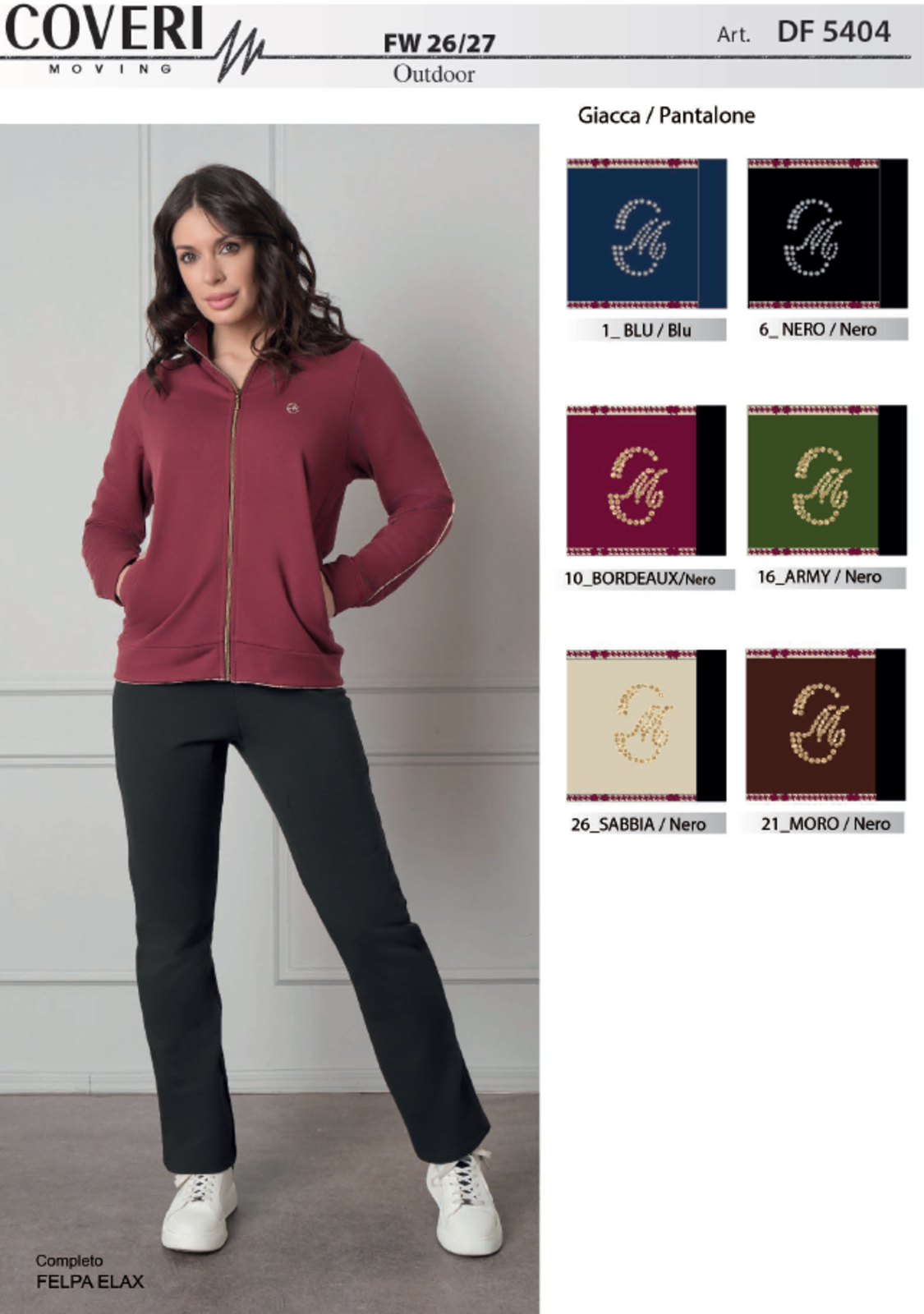 TUTA DONNA DF5404 Tellini S.r.l. Ingrosso Abbigliamento