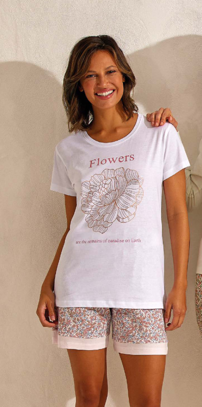 PIGIAMA DONNA M/M EP5259 Tellini S.r.l. Ingrosso Abbigliamento