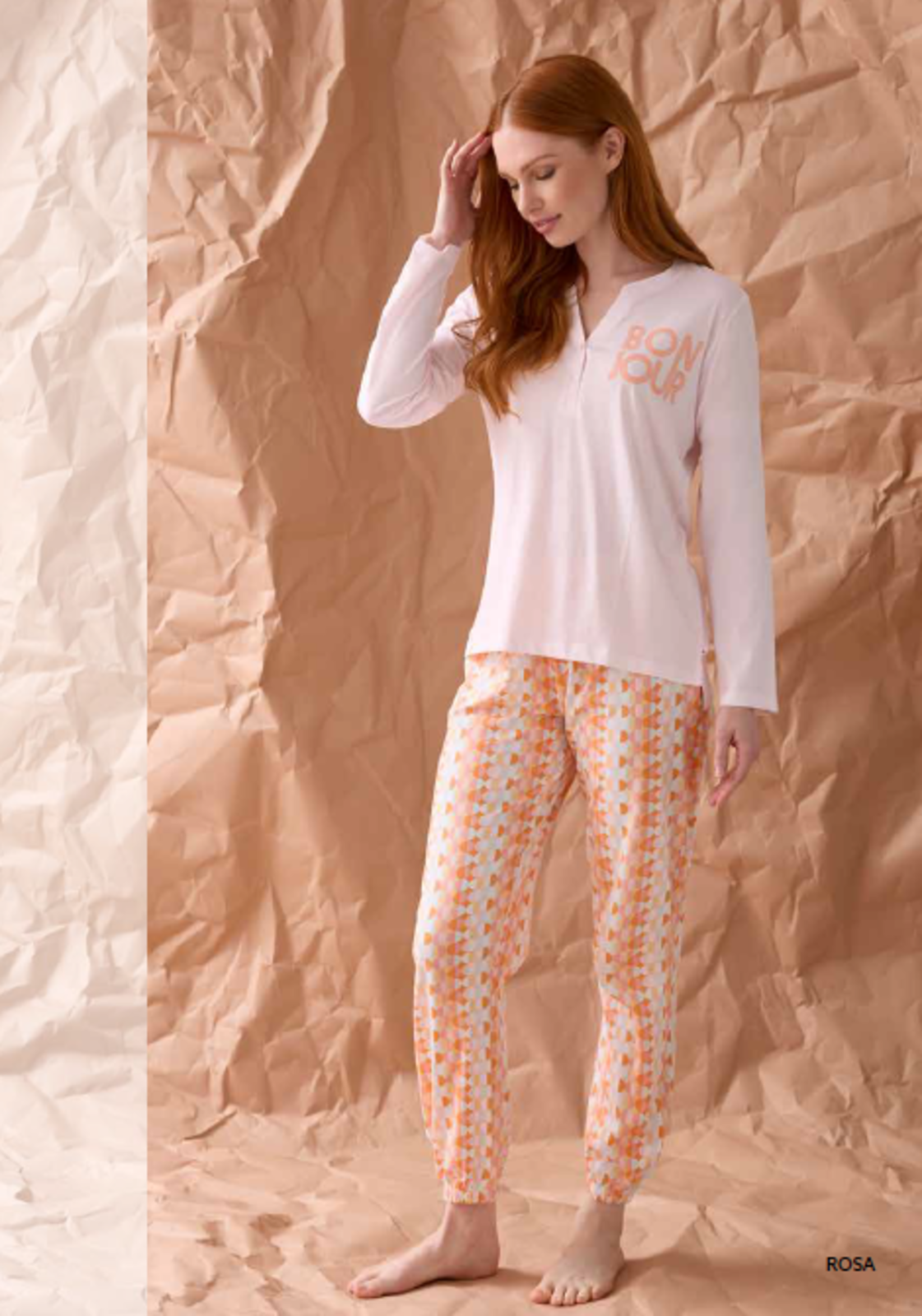 DÁMSKÉ PYŽAMO M/L EP5327 Tellini S.R.L. Velkoobchodní oblečení