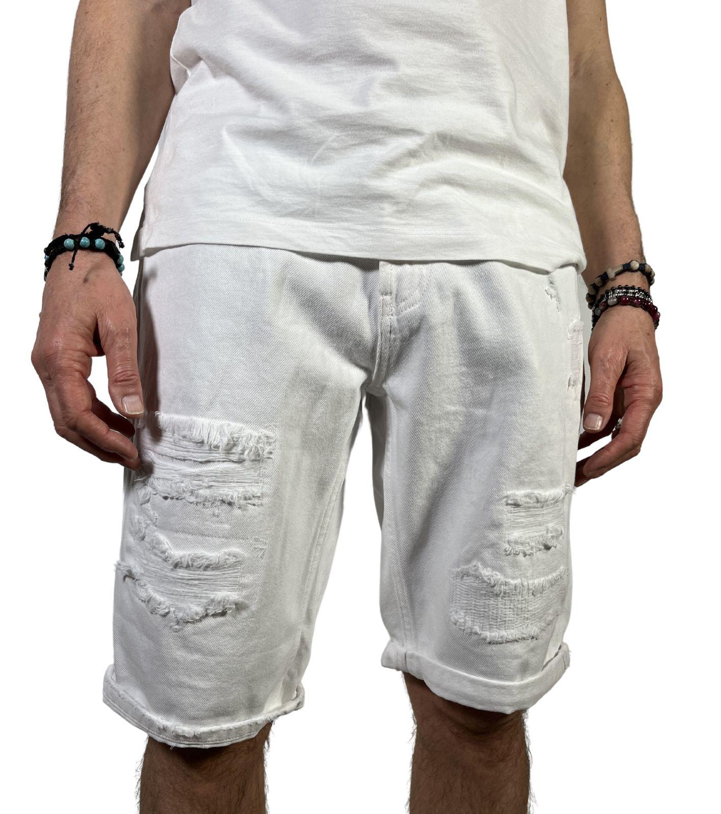 Invicta Pantaloncini Bermuda Uomo In Felpa - Taglia 7 - Tessuto Marmorizzato T/C - Comodi E Casual