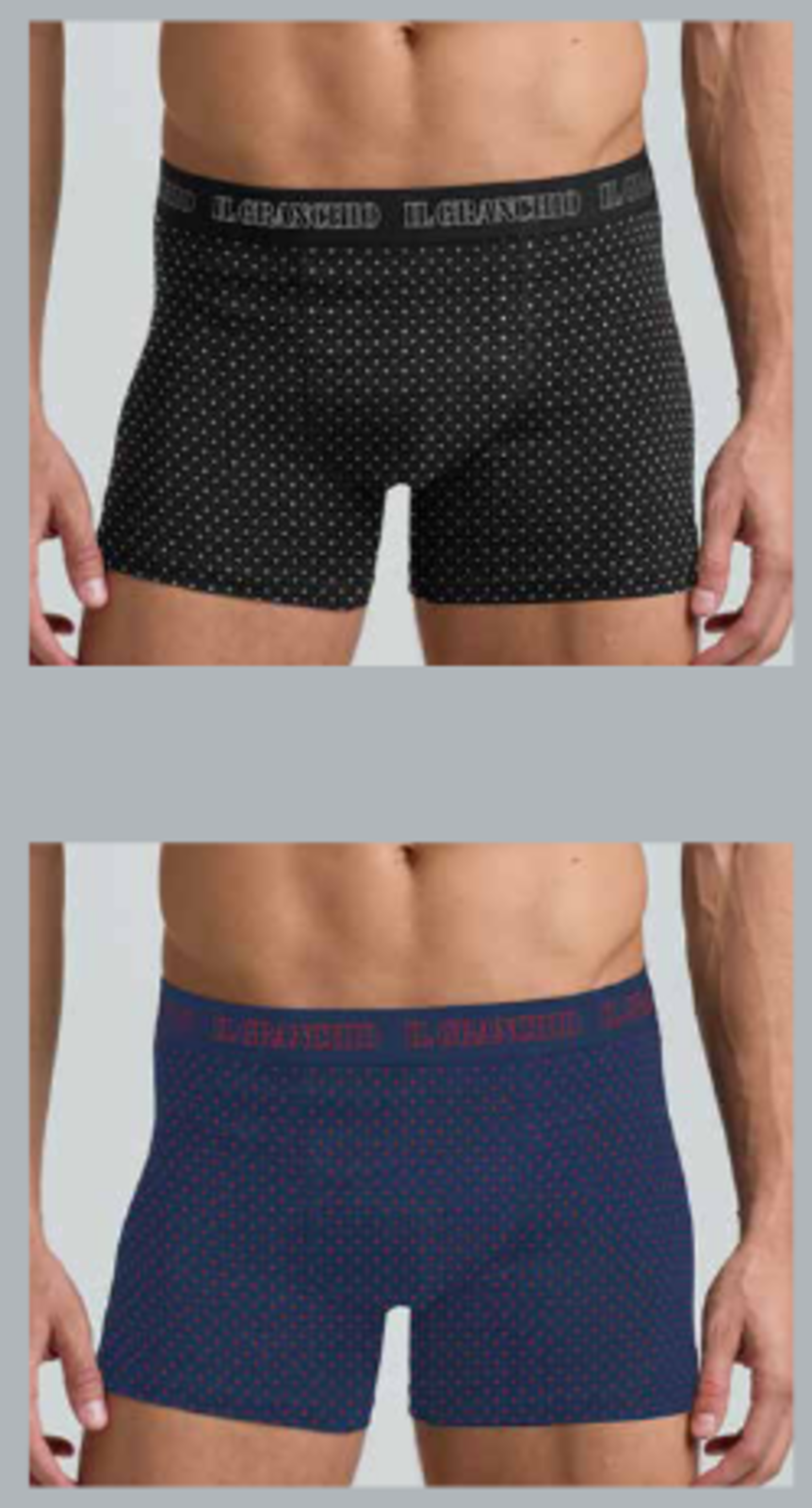 TRIS BOXER UOMO GB1326 IL GRANCHIO | Ingrosso SLIP E BOXER UOMO