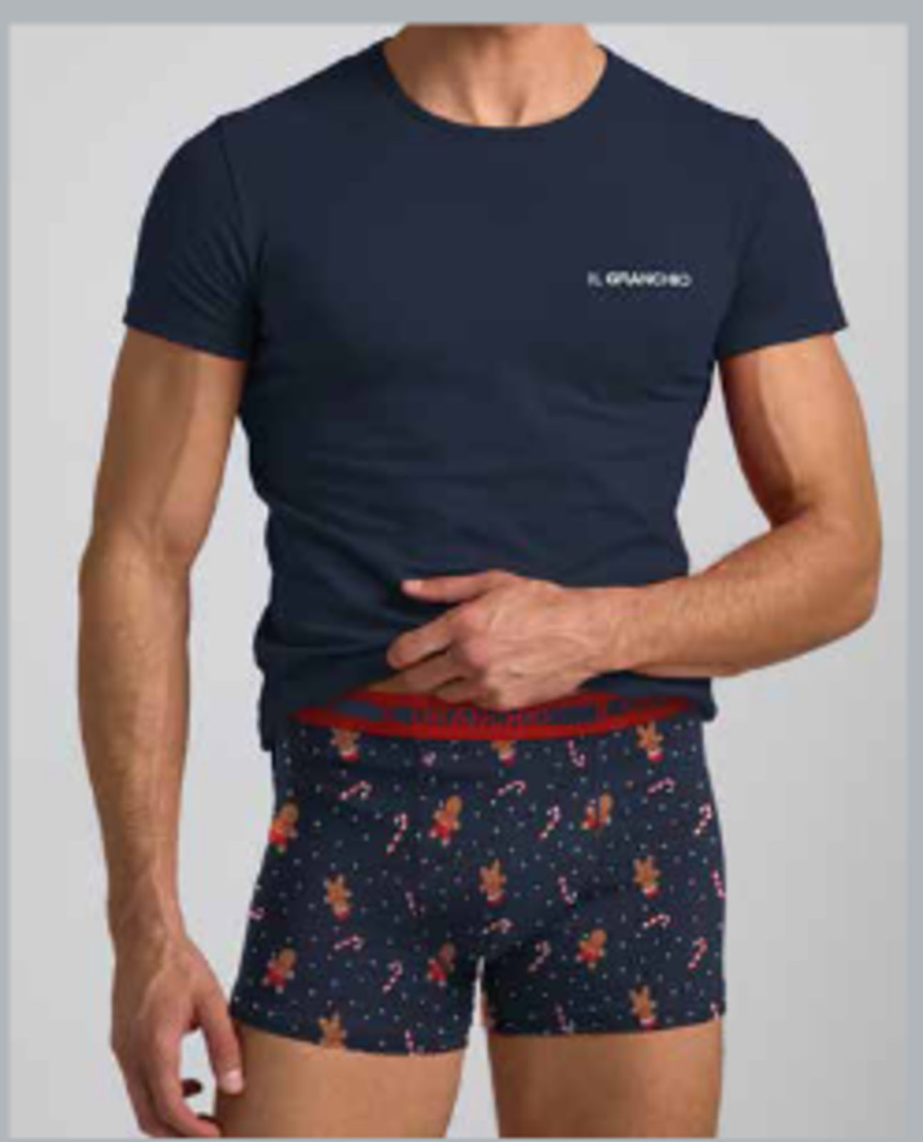 COMPLETO INTIMO NATALE UOMO GC1336 Tellini S.R.L. Χονδρική ενδυμασία