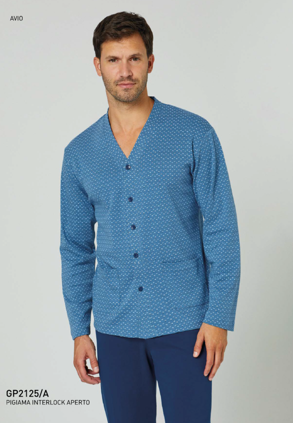 PIGIAMA APERTO UOMO M/L GP2125A Tellini S.R.L. Velkoobchodní oblečení