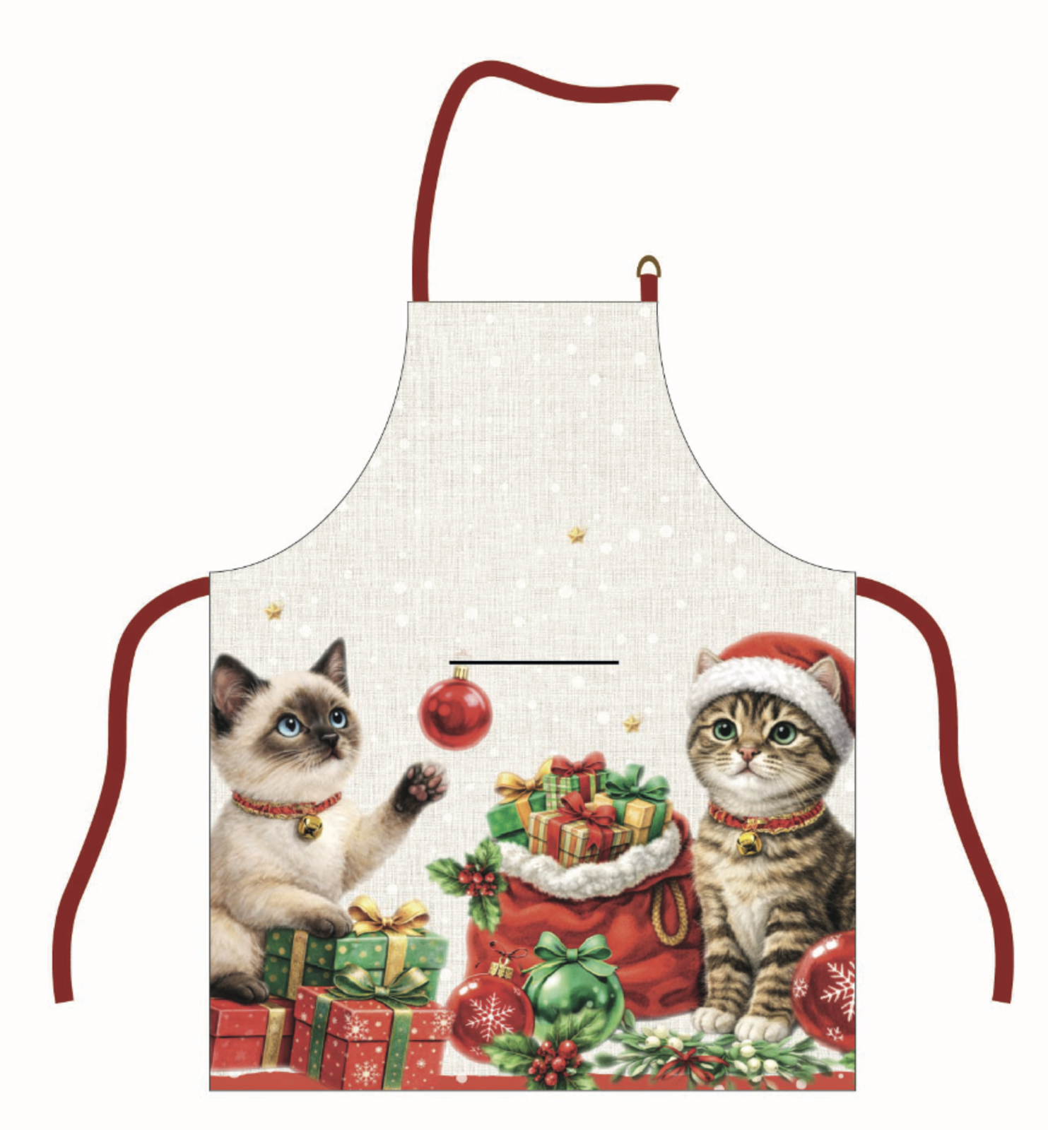 NATALE GREMBIULE PETTORINA CHATUL Tellini S.r.l. Ingrosso Abbigliamento